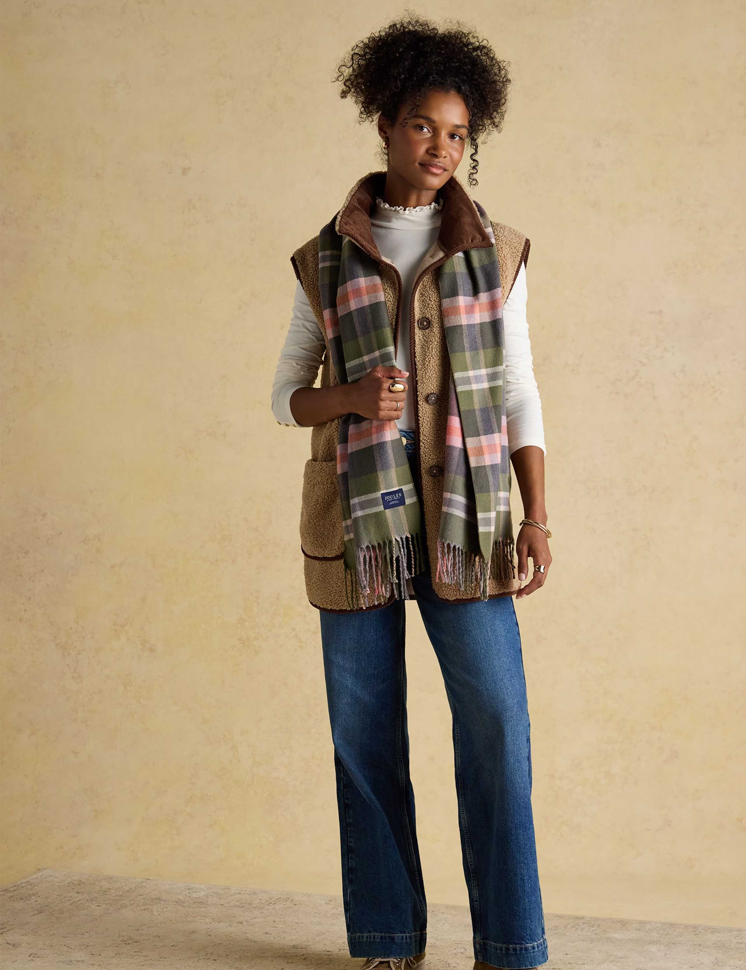 Woven Checked Scarf 5 of 5