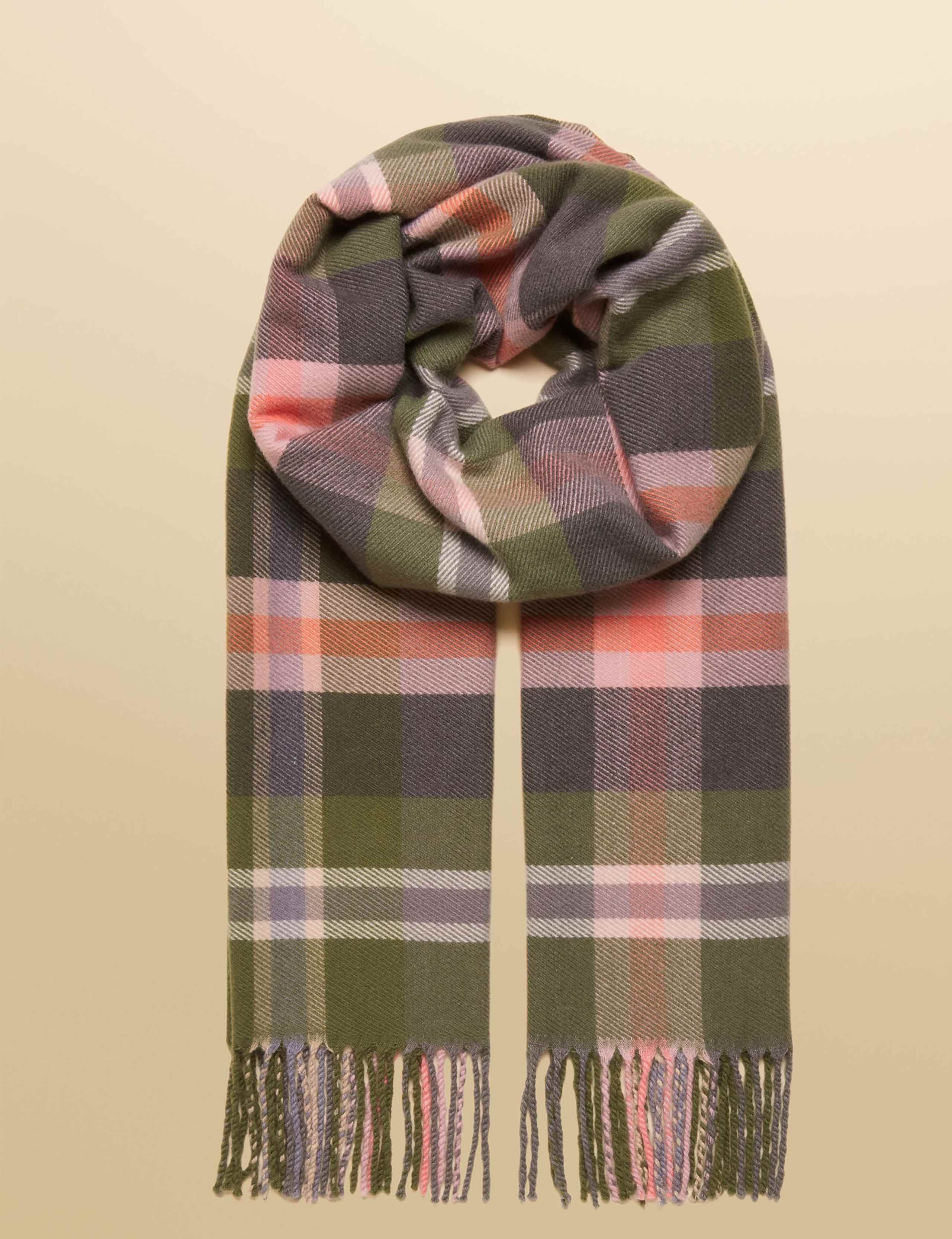 Woven Checked Scarf 2 of 5