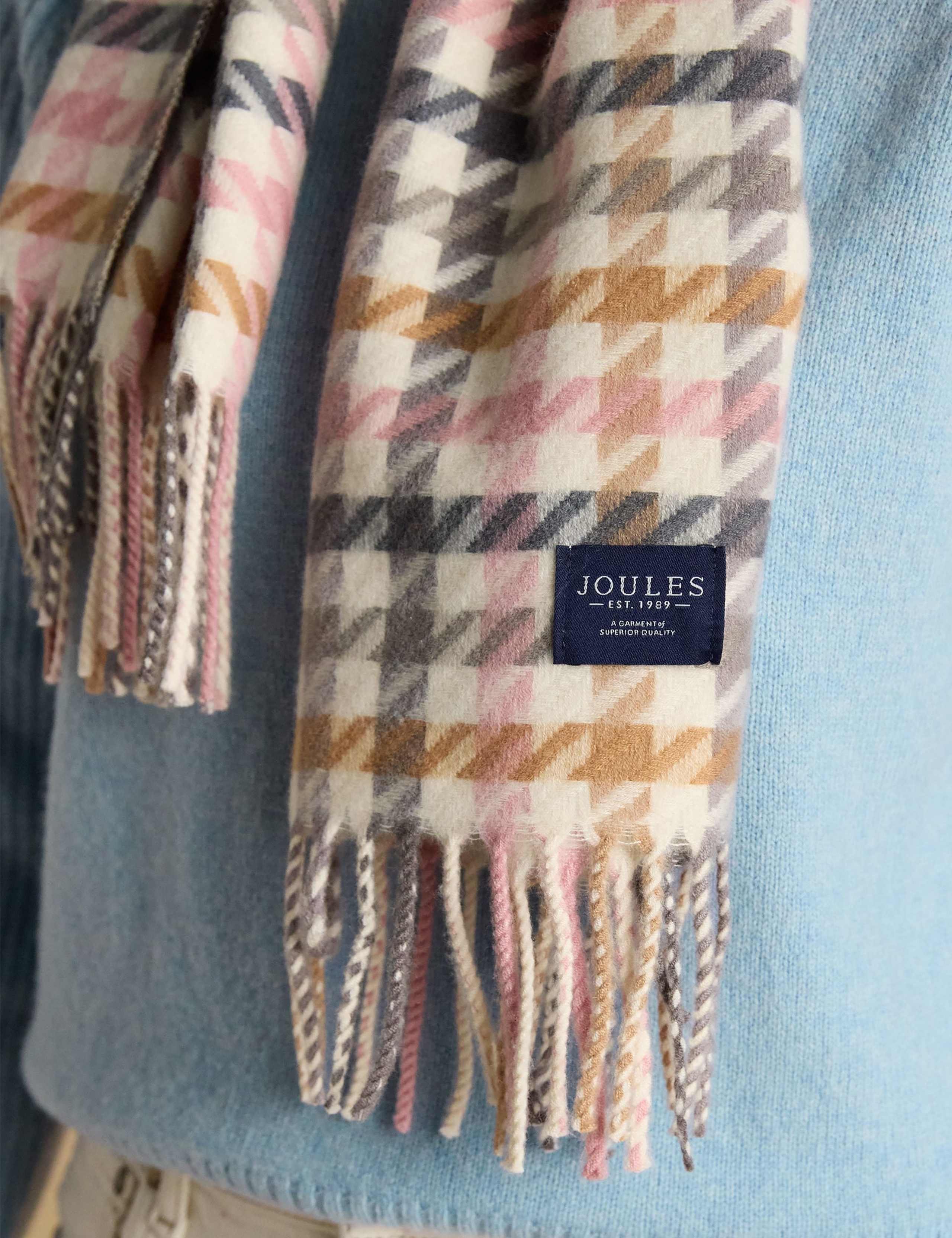 Woven Checked Scarf 3 of 7