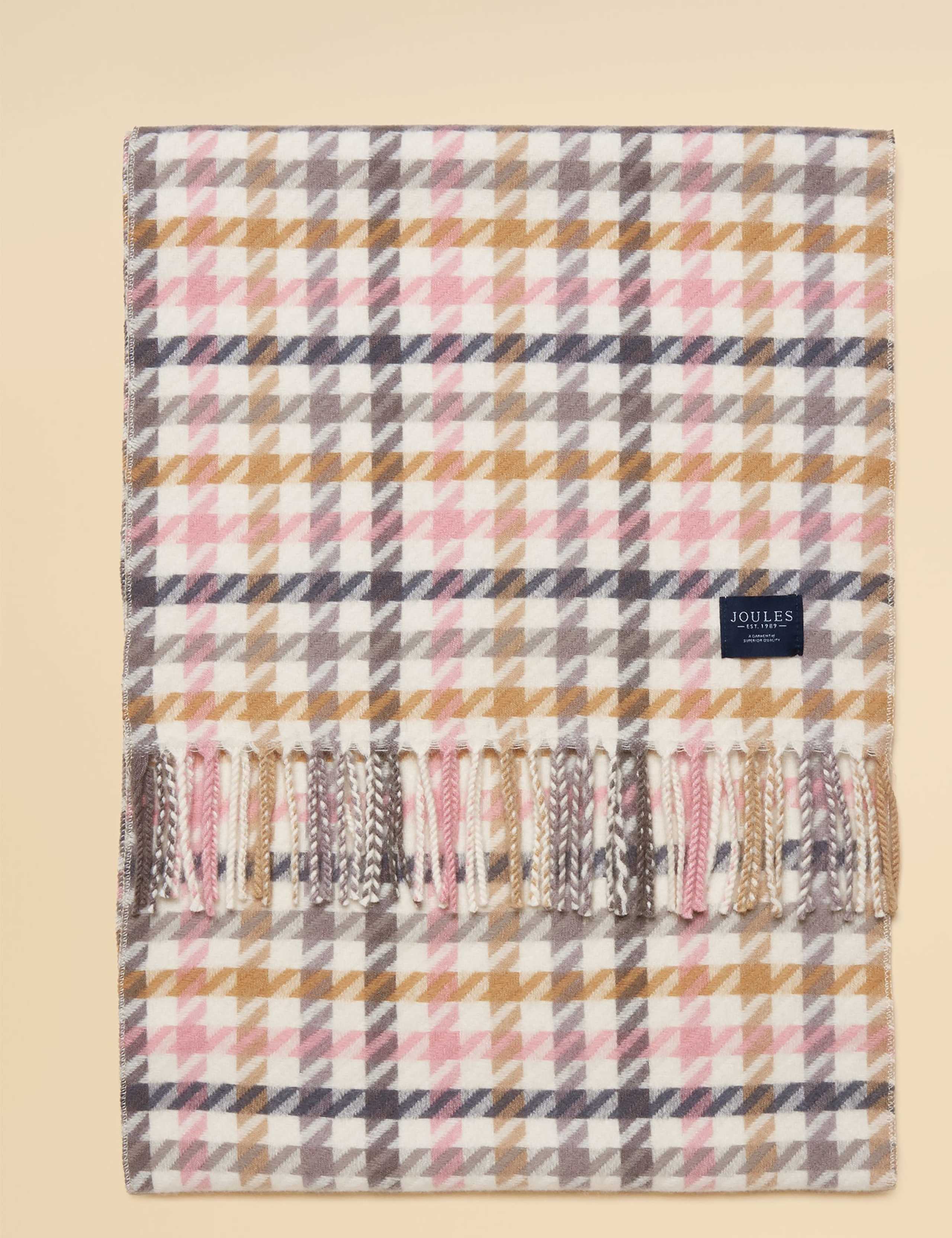 Woven Checked Scarf 4 of 7