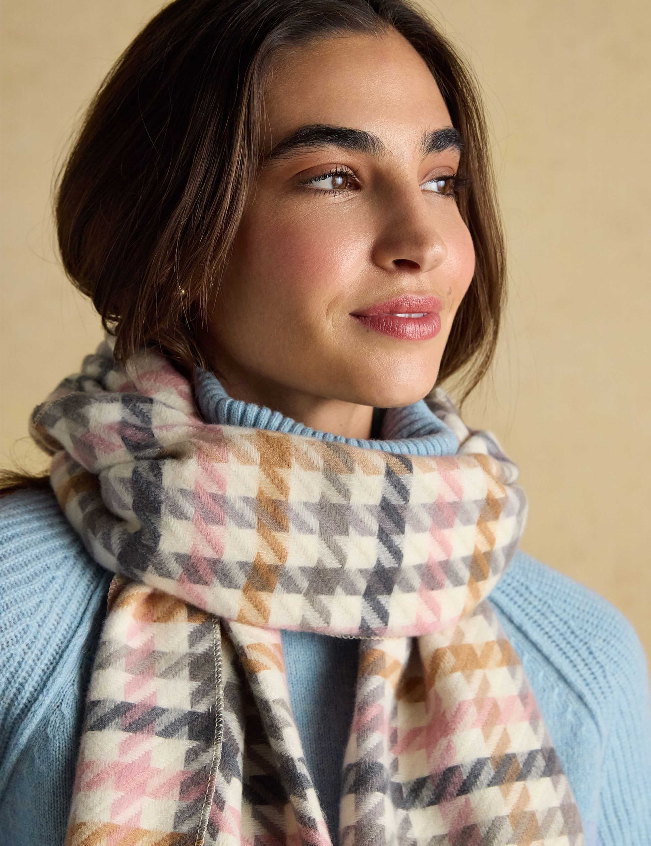 Woven Checked Scarf 6 of 7