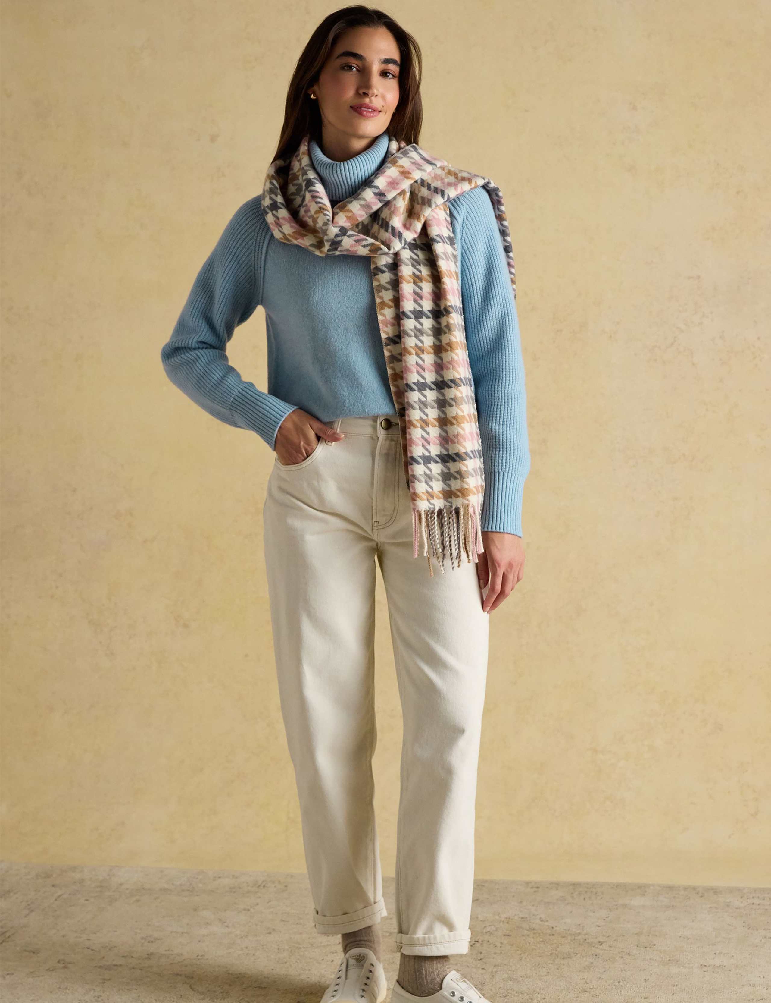 Woven Checked Scarf 7 of 7