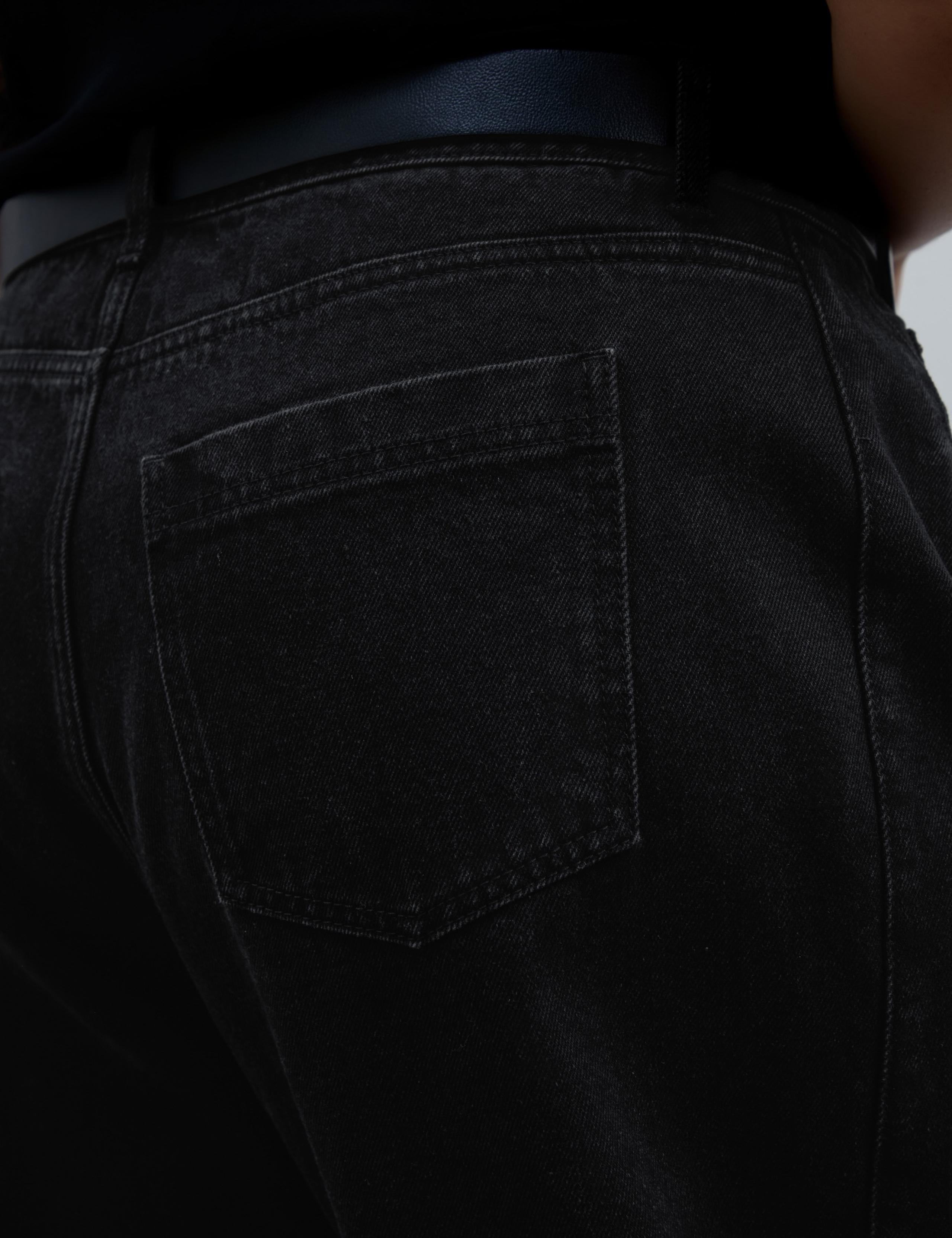 Curve Cotton Rich Barrel Leg Jeans 5 of 5
