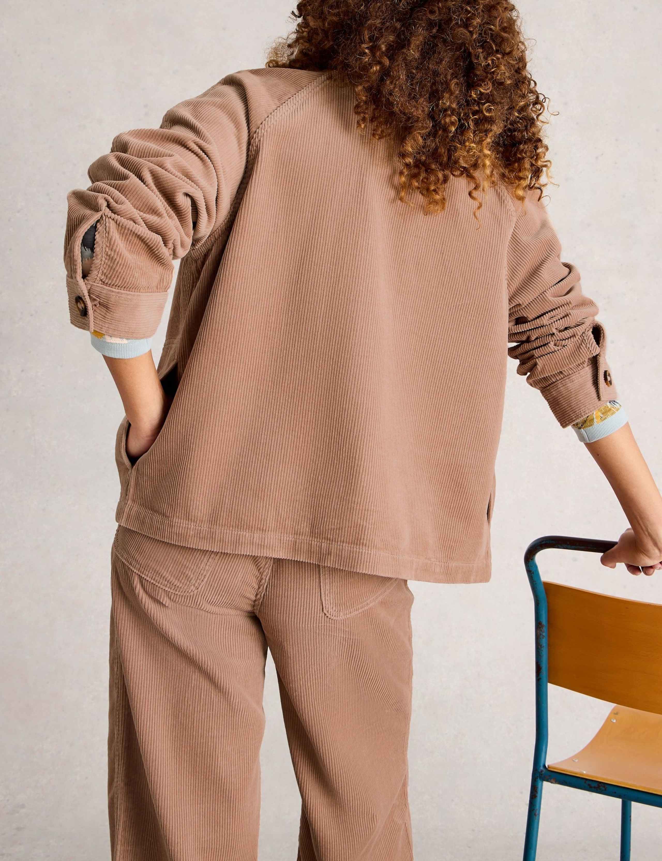 Cotton Rich Textured Utility Jacket with Lyocell 4 of 6