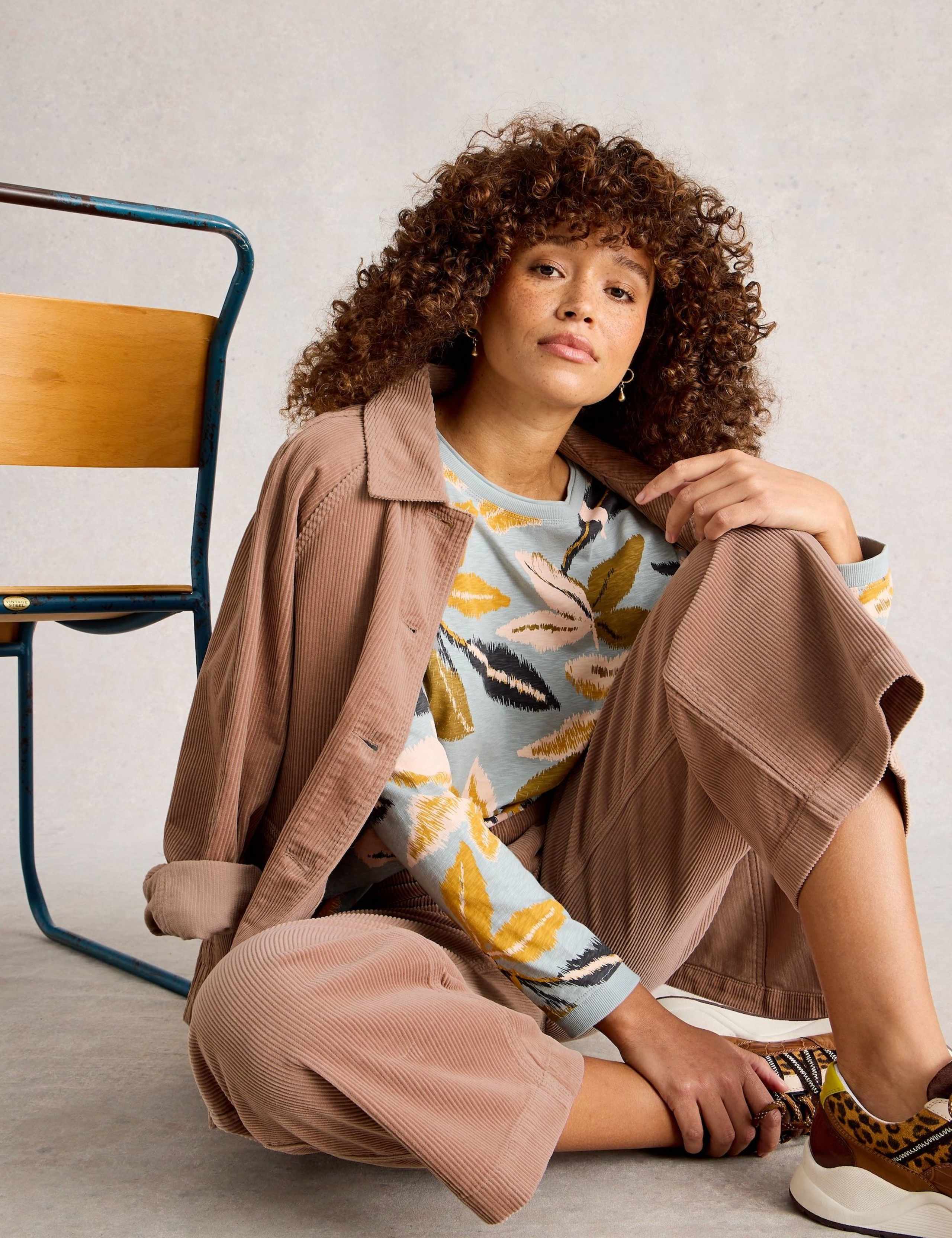 Cotton Rich Textured Utility Jacket with Lyocell 6 of 6