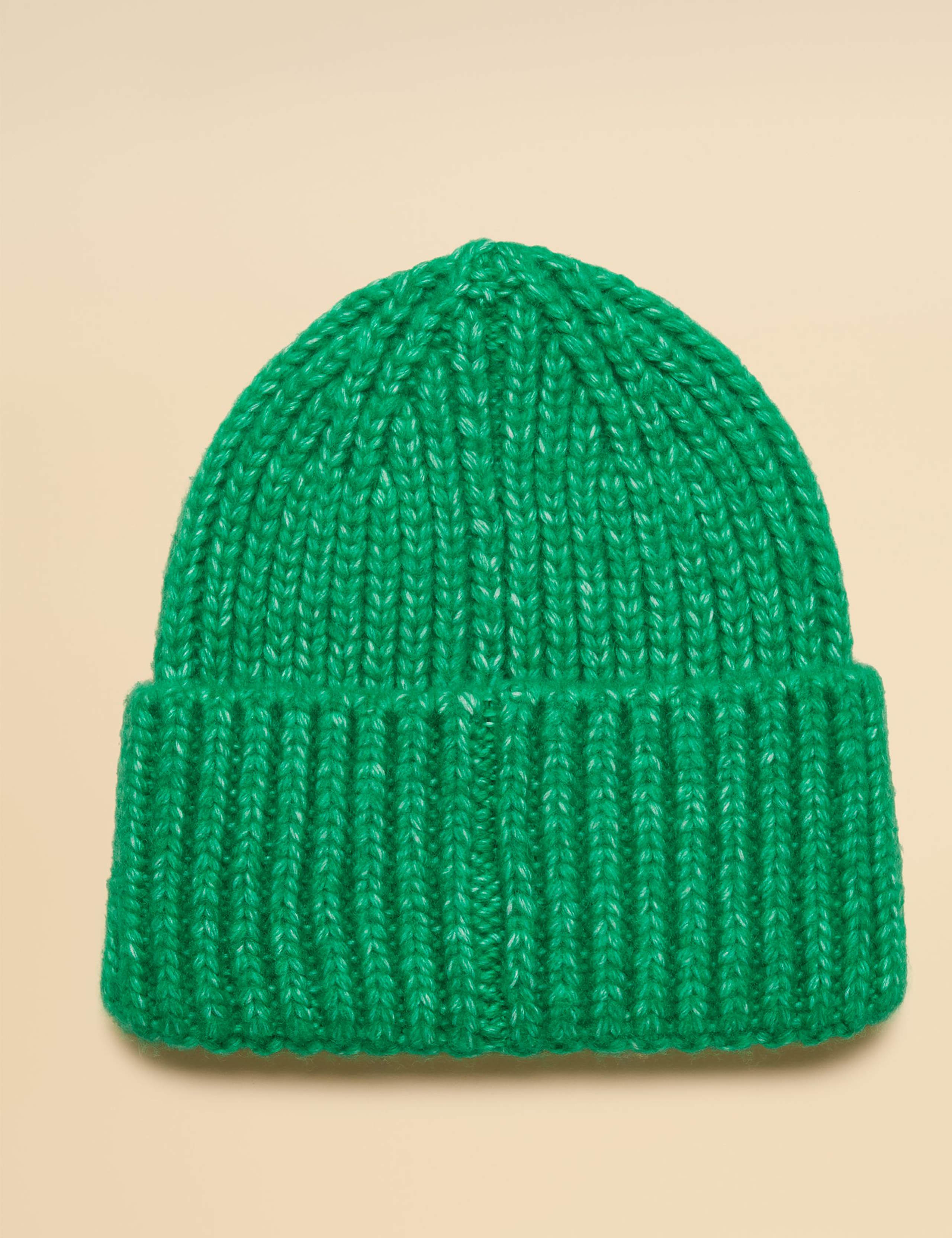 Rib Turn Up Beanie Hat 3 of 4
