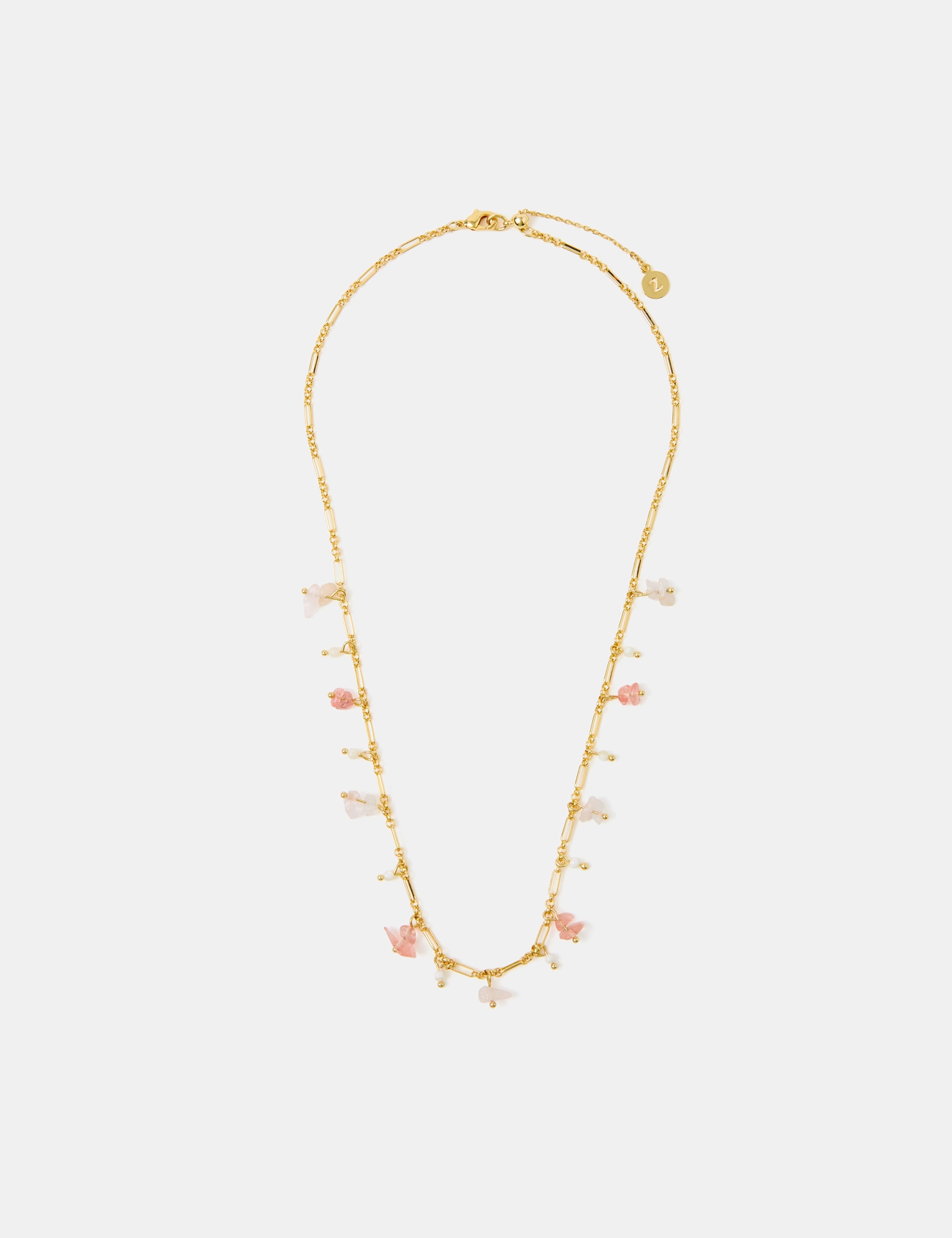 14ct Gold Plated Semi Precious Necklace 3 of 3