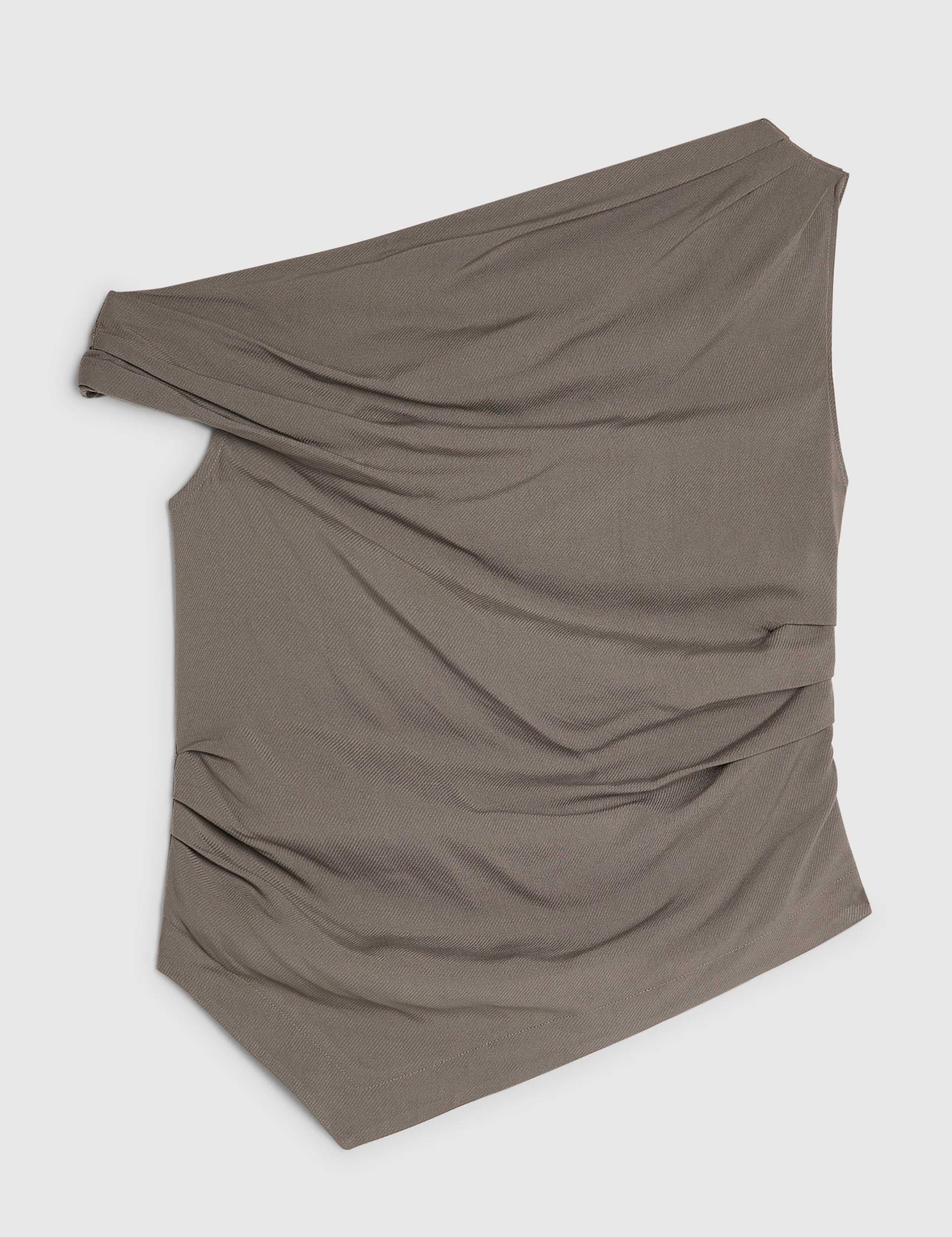 Asymmetric Off The Shoulder Blouse 2 of 5