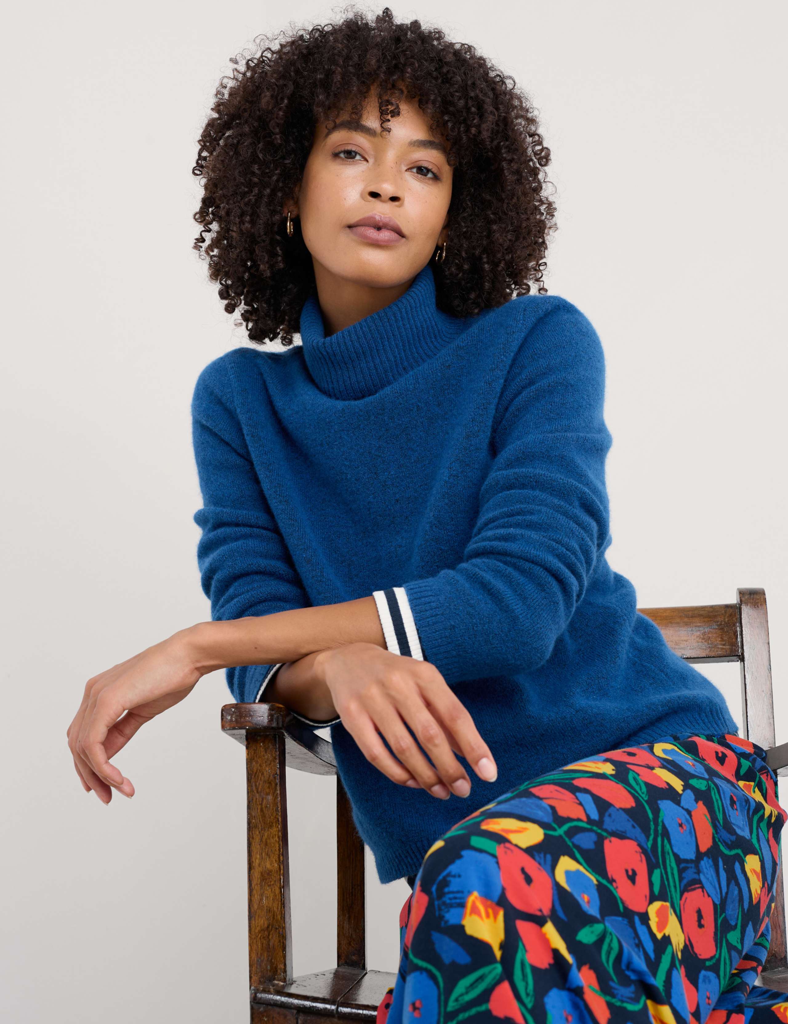 Wool Rich Roll Neck Jumper 3 of 4