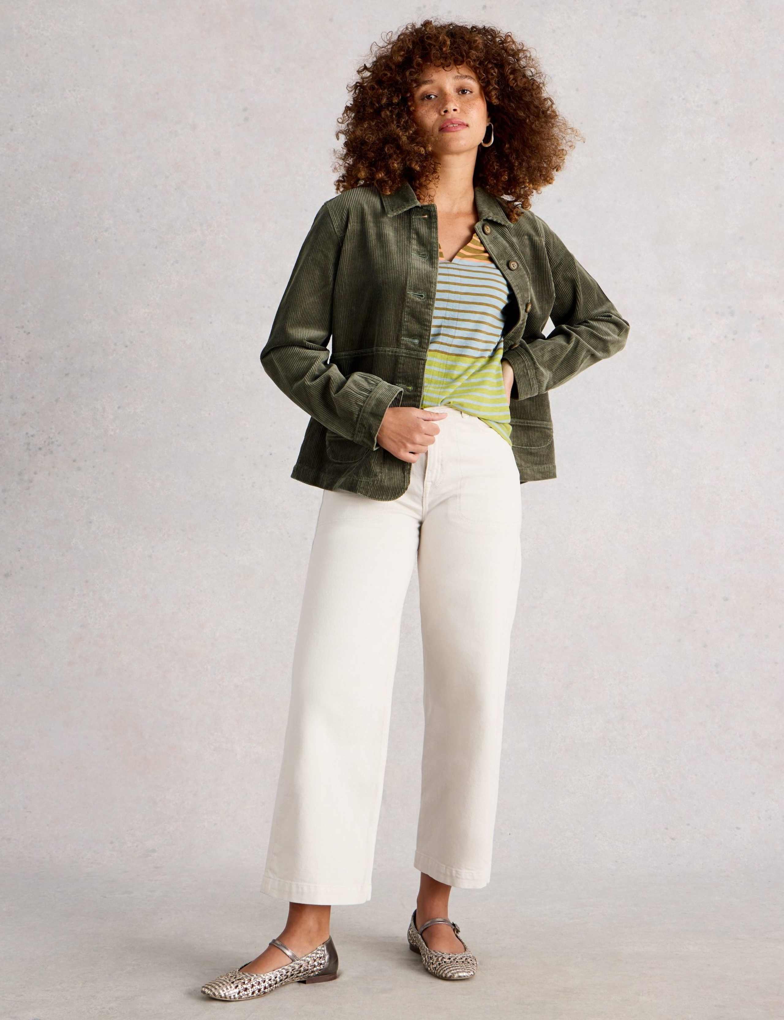 Cotton Rich Cord Short Jacket 1 of 6