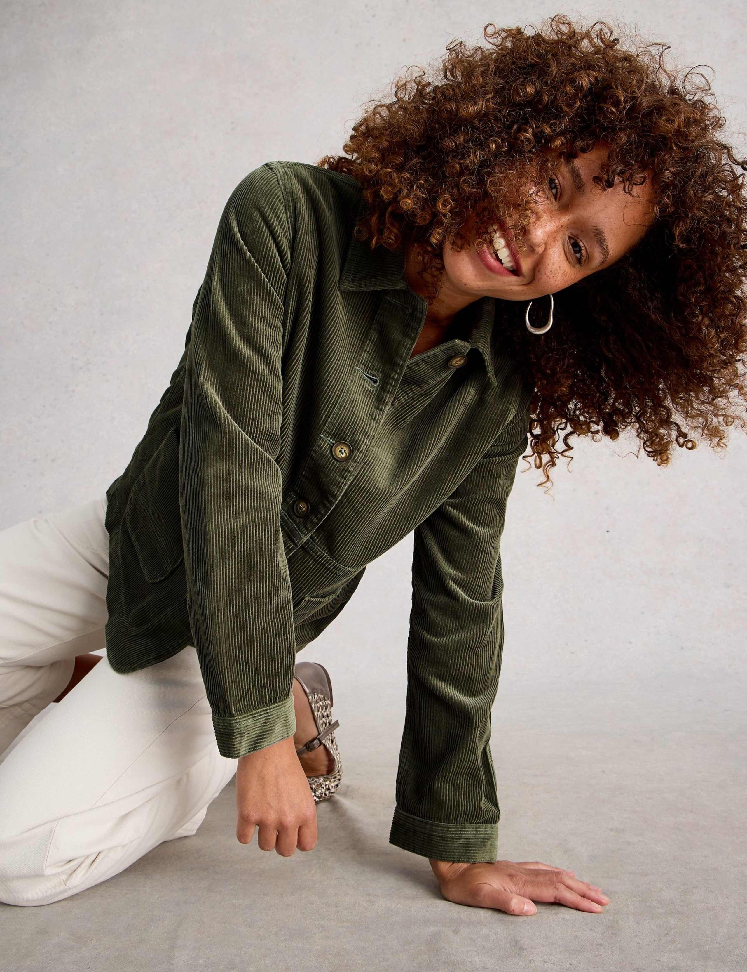 Cotton Rich Cord Short Jacket 3 of 6