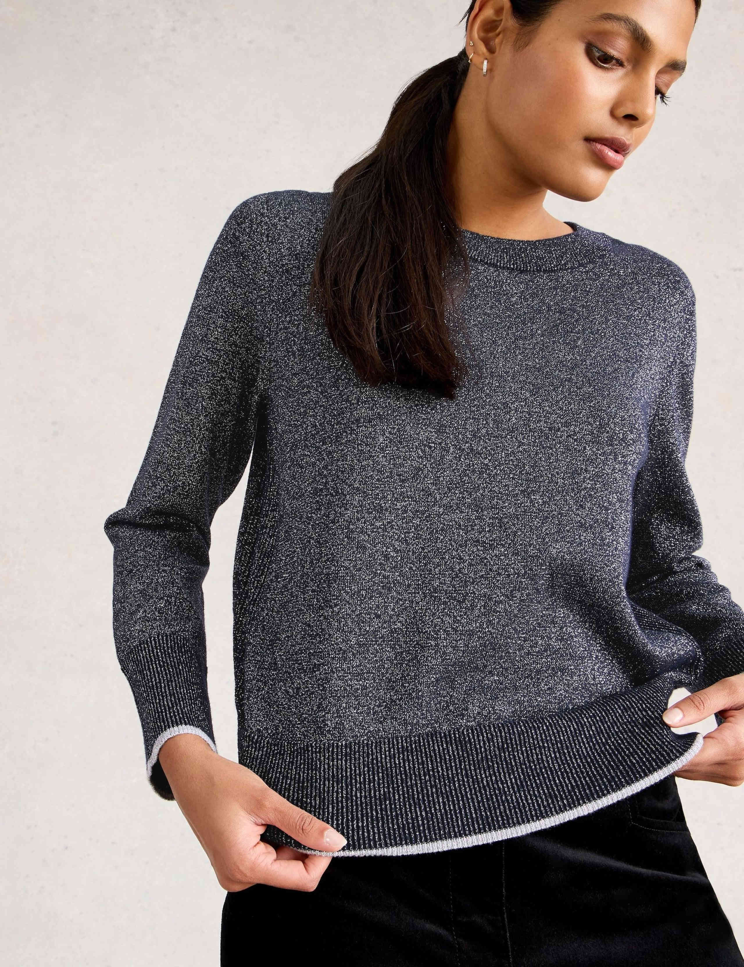Cotton Rich Crew Neck Jumper 3 of 6