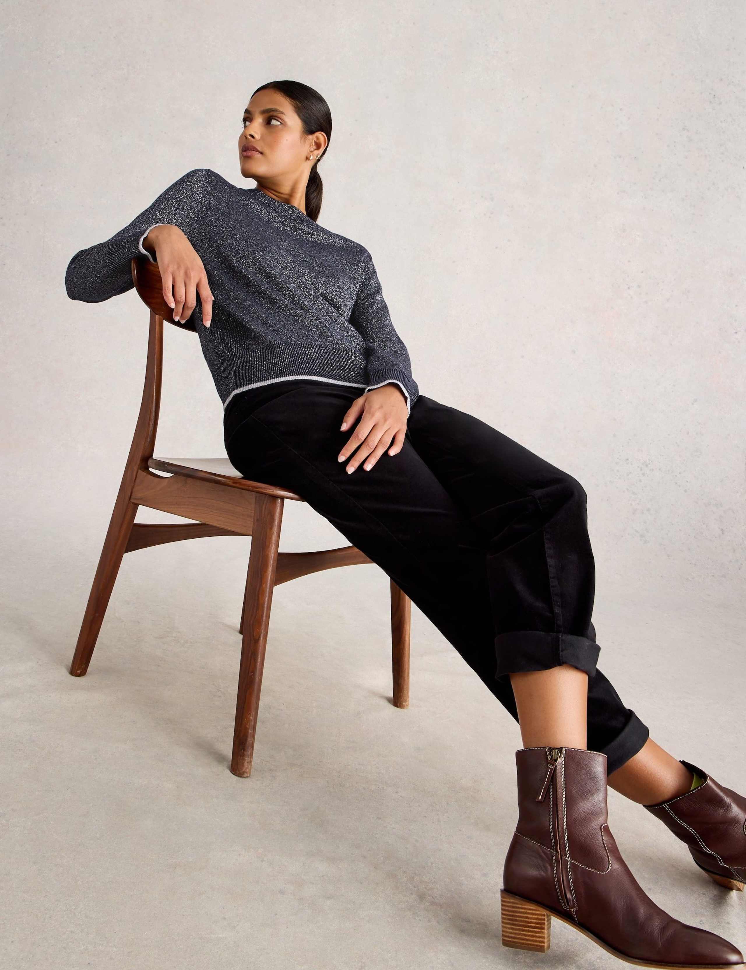 Cotton Rich Crew Neck Jumper 5 of 6