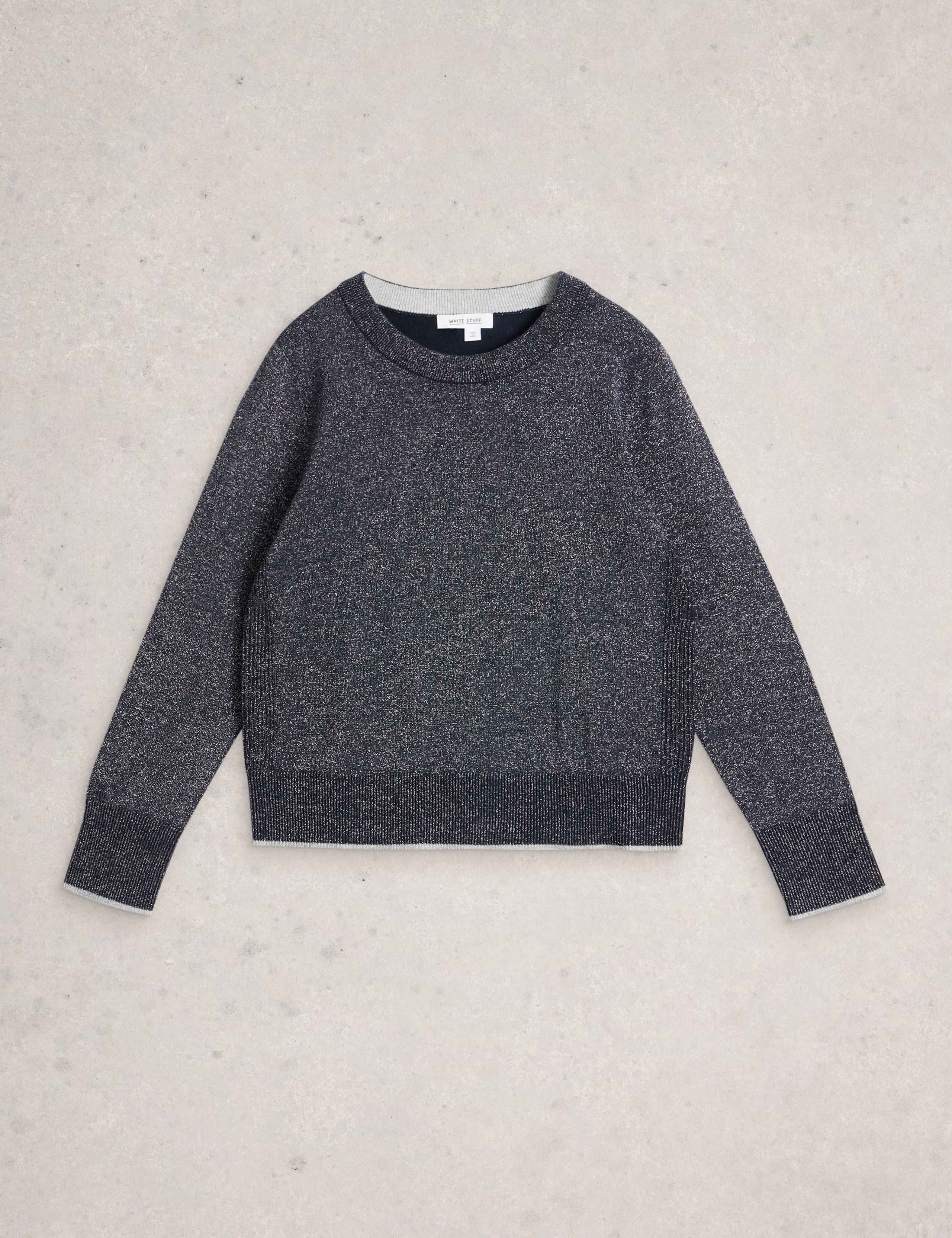 Cotton Rich Crew Neck Jumper 2 of 6