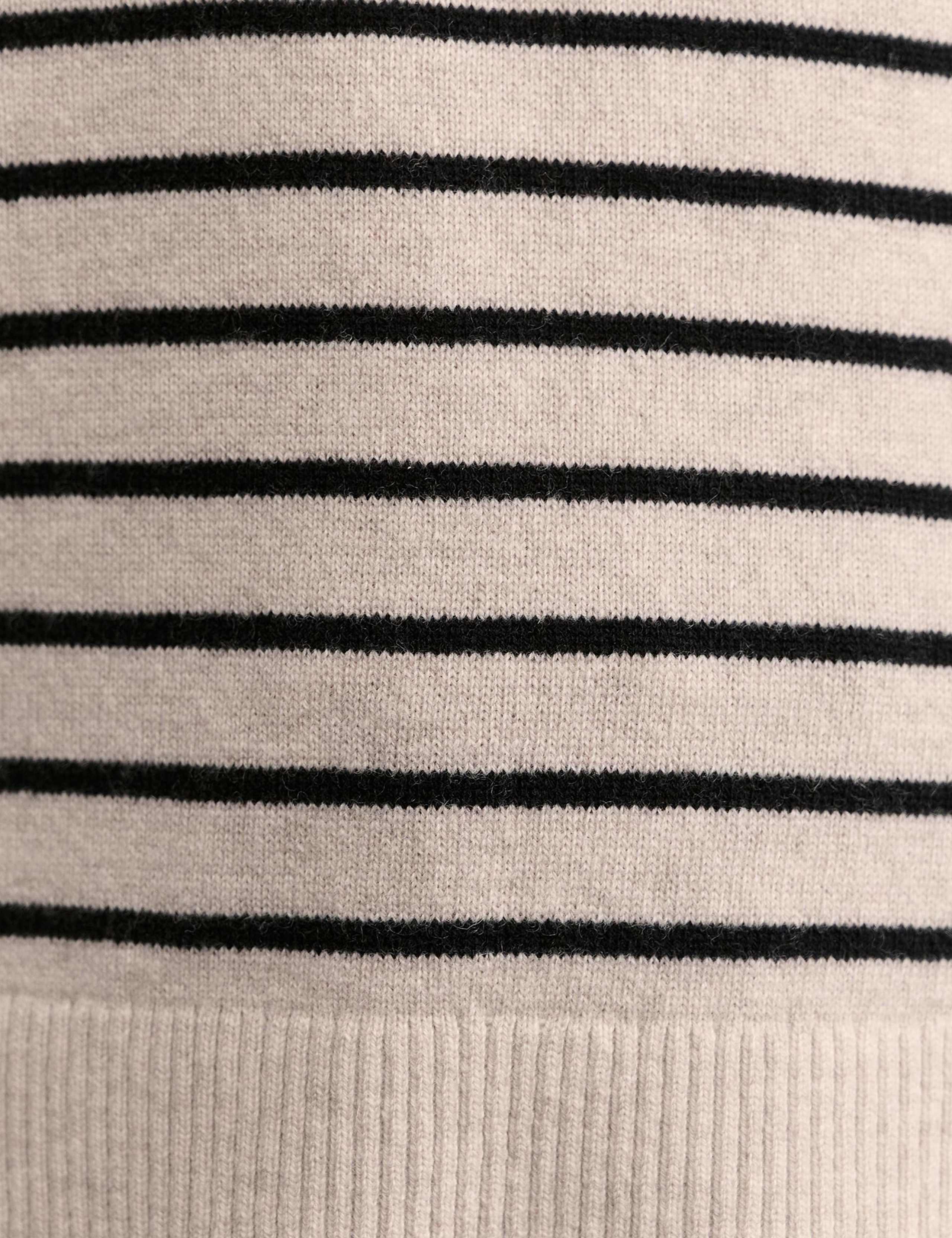 Wool Rich Striped Jumper with Cashmere 5 of 5