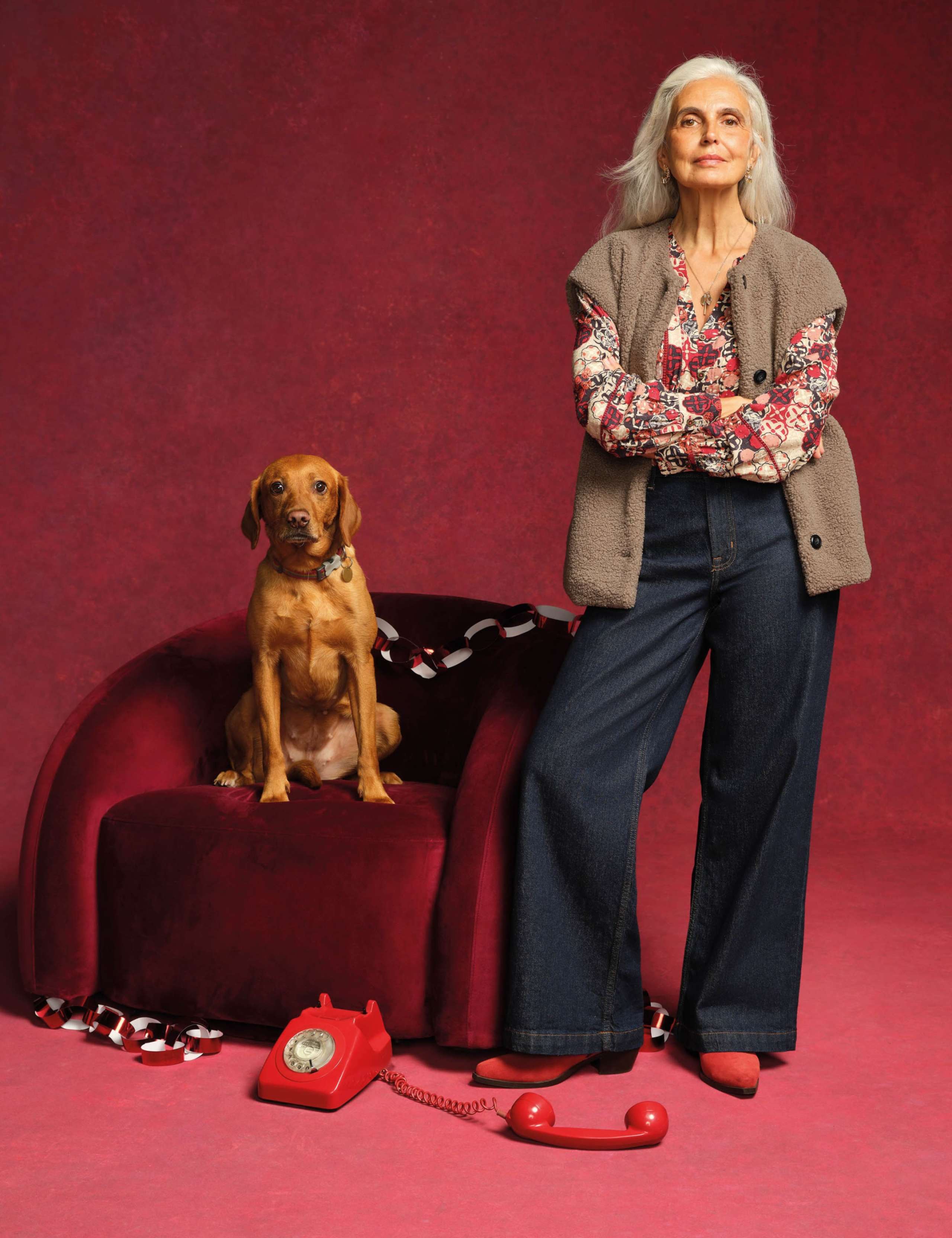 Borg Collarless Gilet 7 of 7