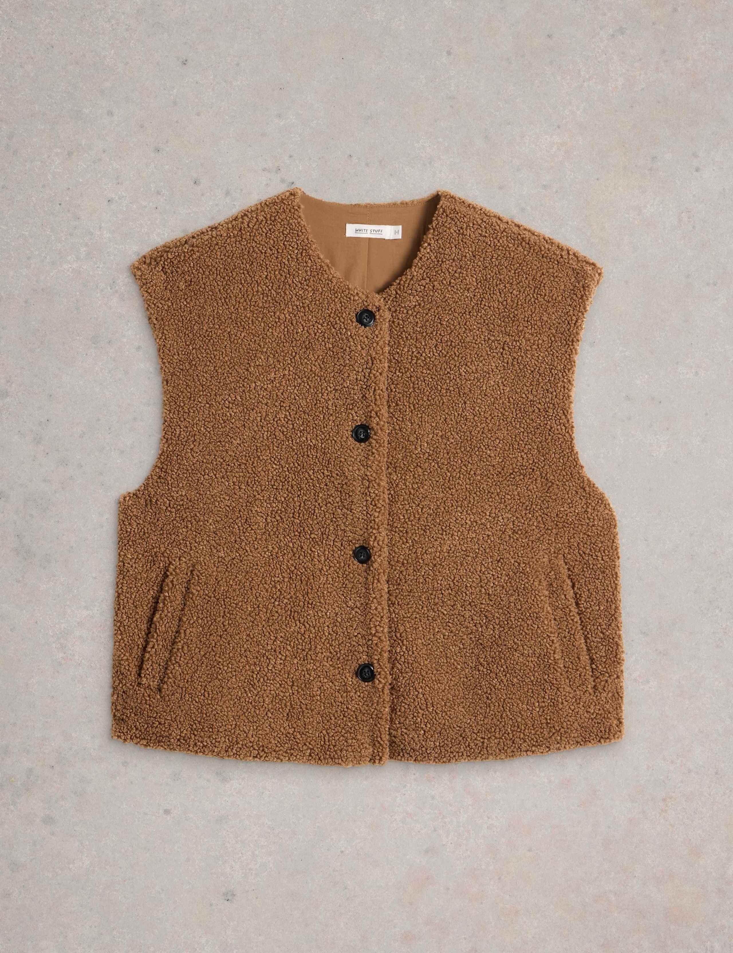 Borg Collarless Gilet 2 of 6