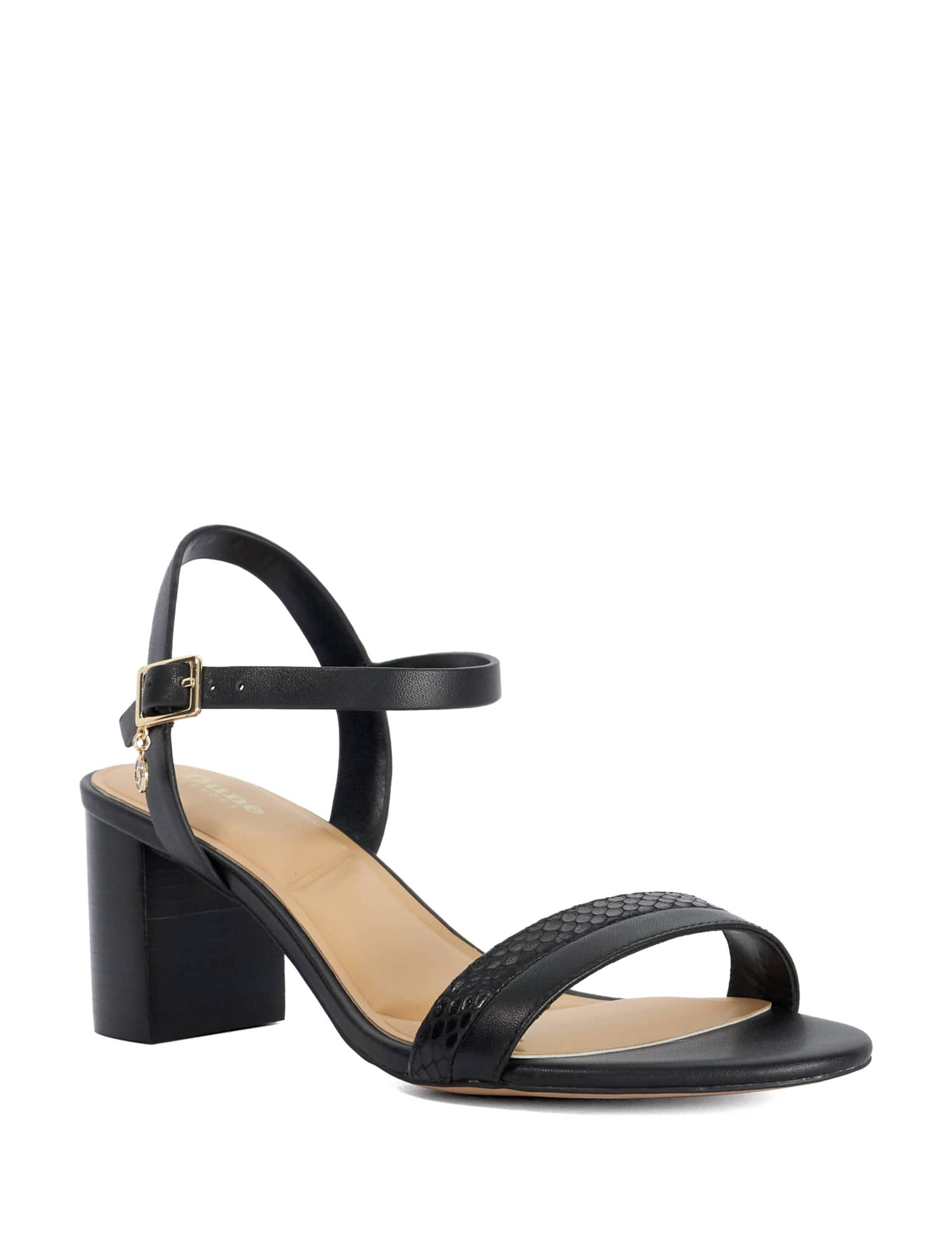 Wide Fit Leather Block Heel Sandals 3 of 5