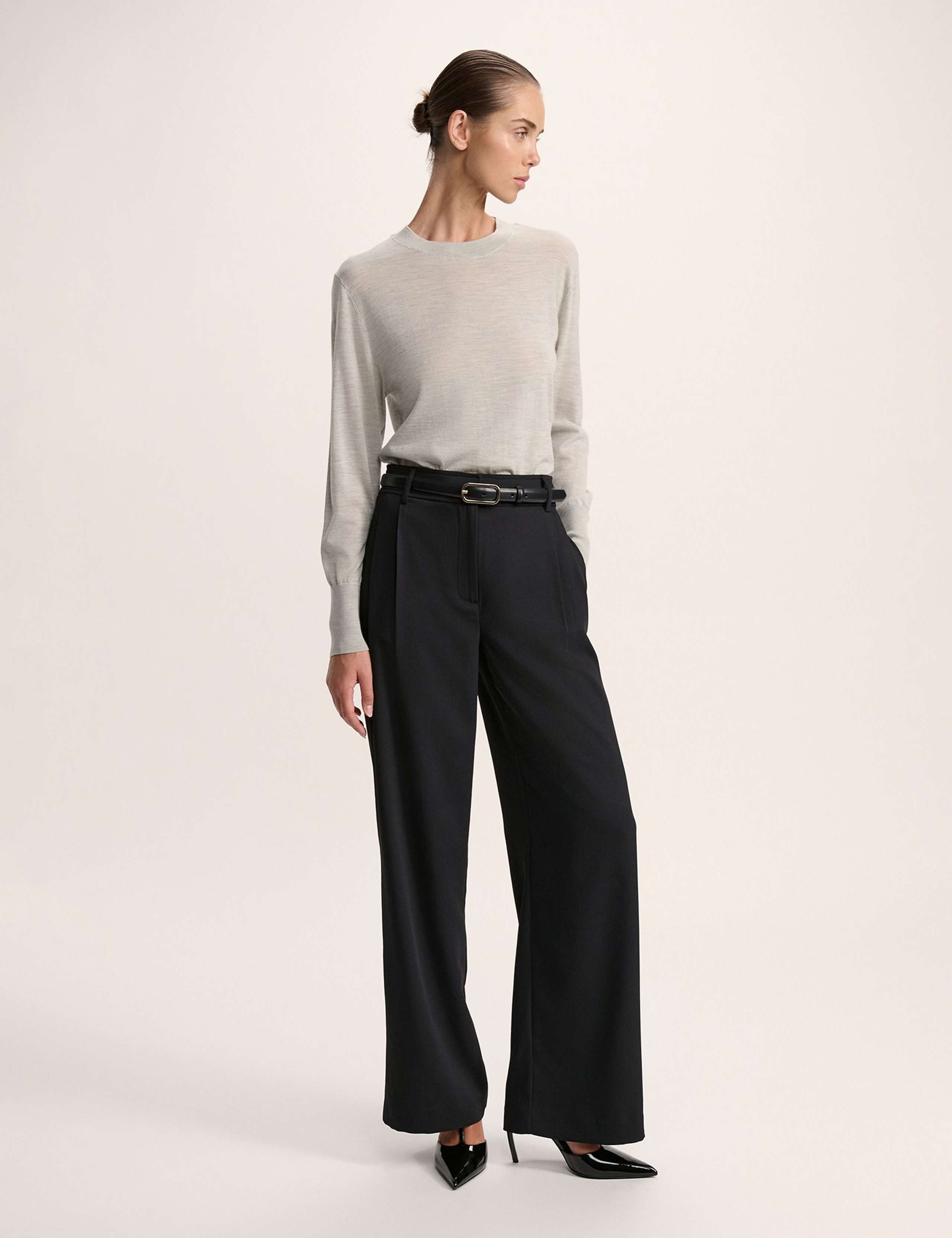 Pure Merino Wool Crew Neck Jumper 2 of 5