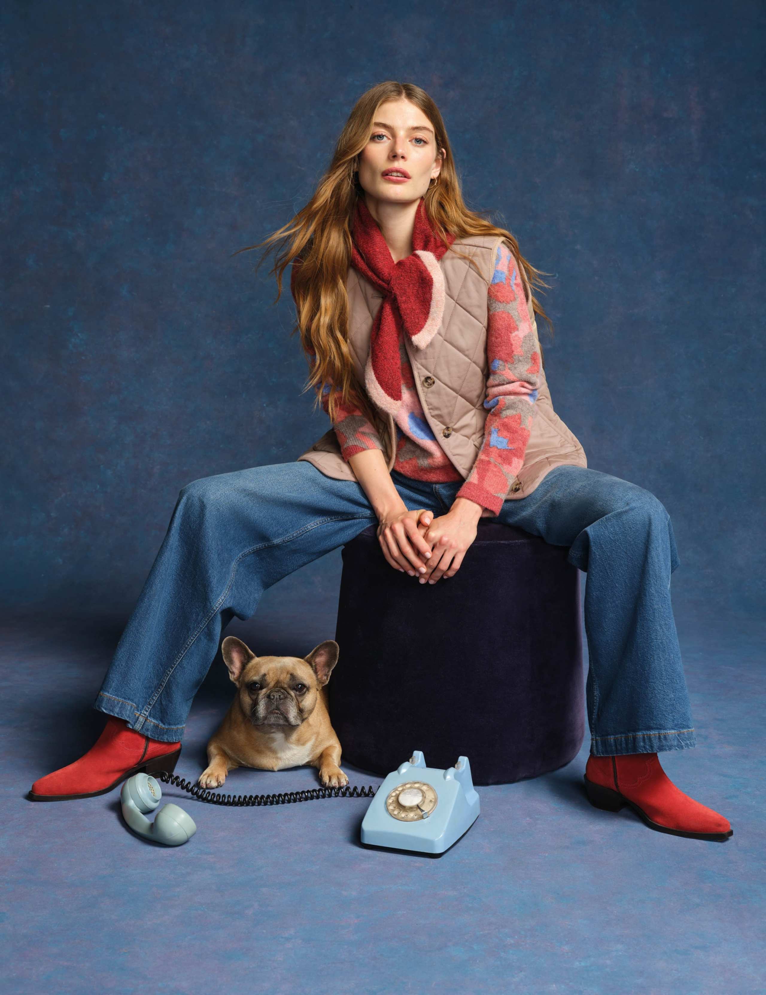 Button Front Quilted Gilet 7 of 7