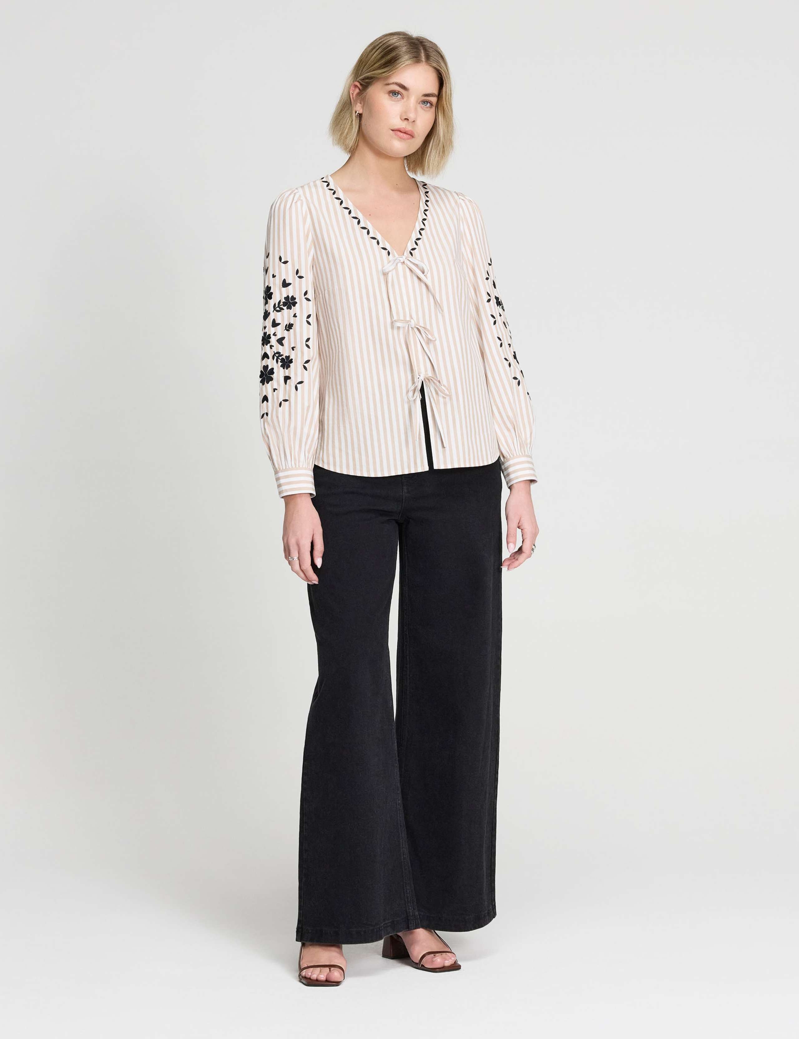 Pure Cotton Striped Top 2 of 5