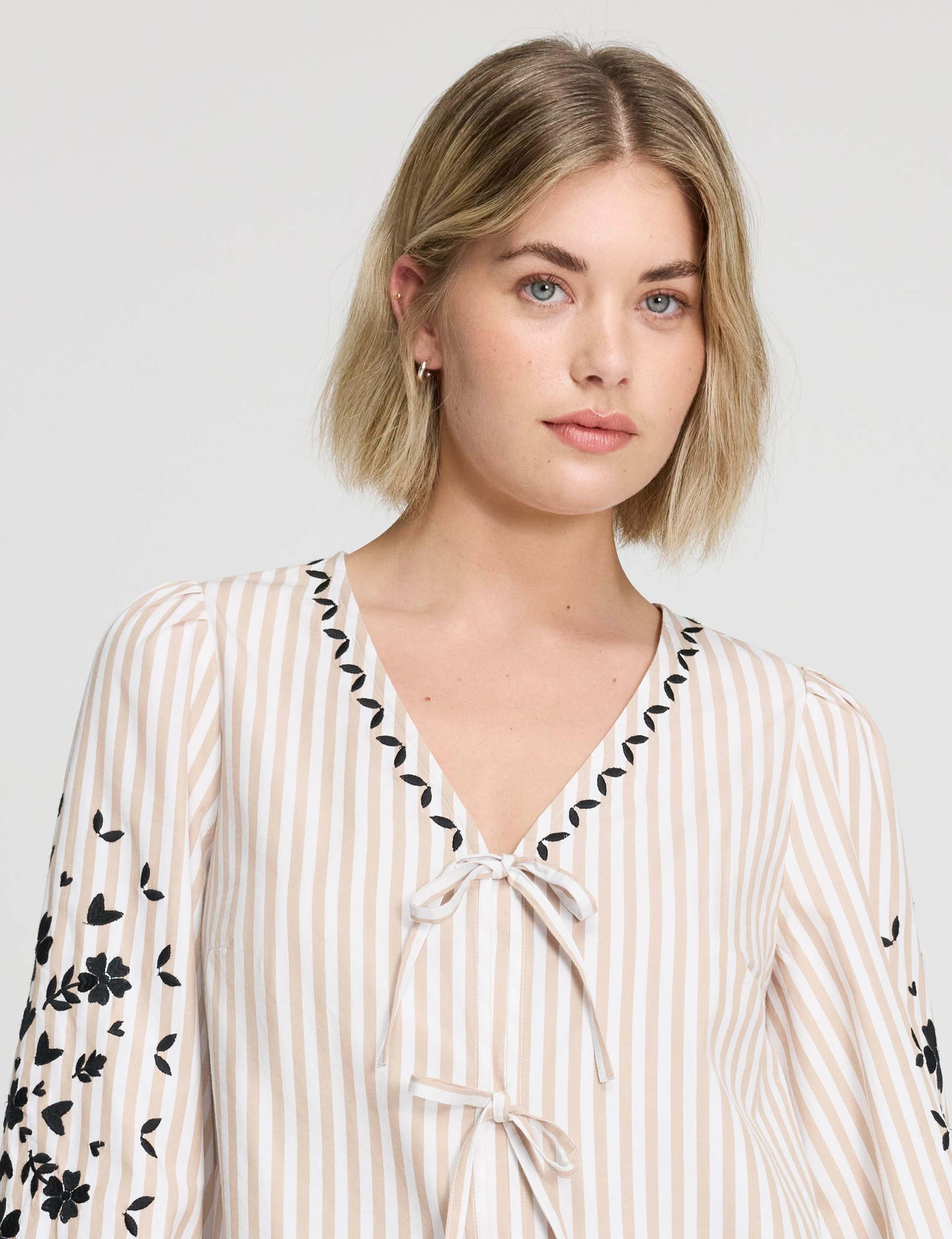 Pure Cotton Striped Top 4 of 5