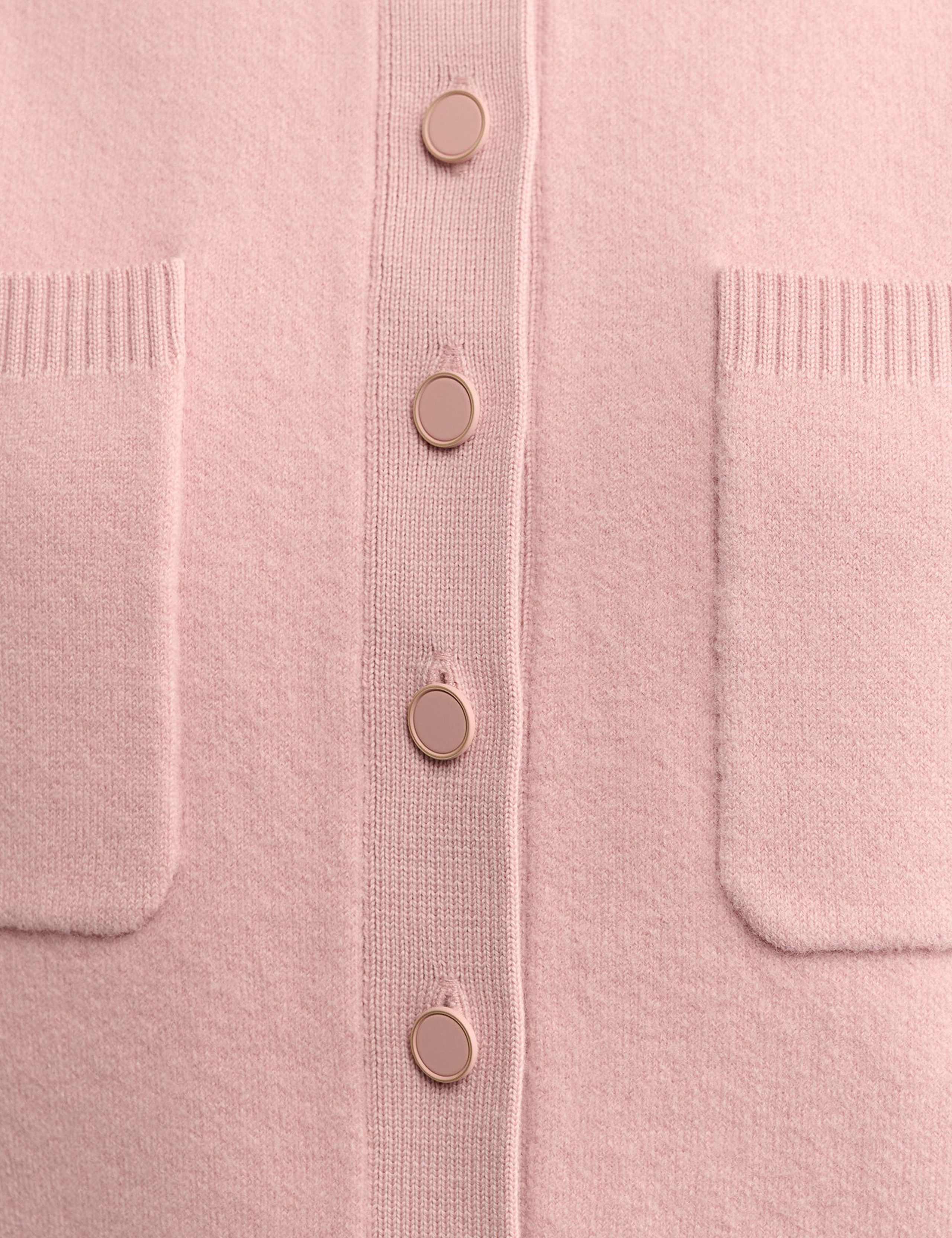 Wool Rich Button Detail Knitted Vest 5 of 5