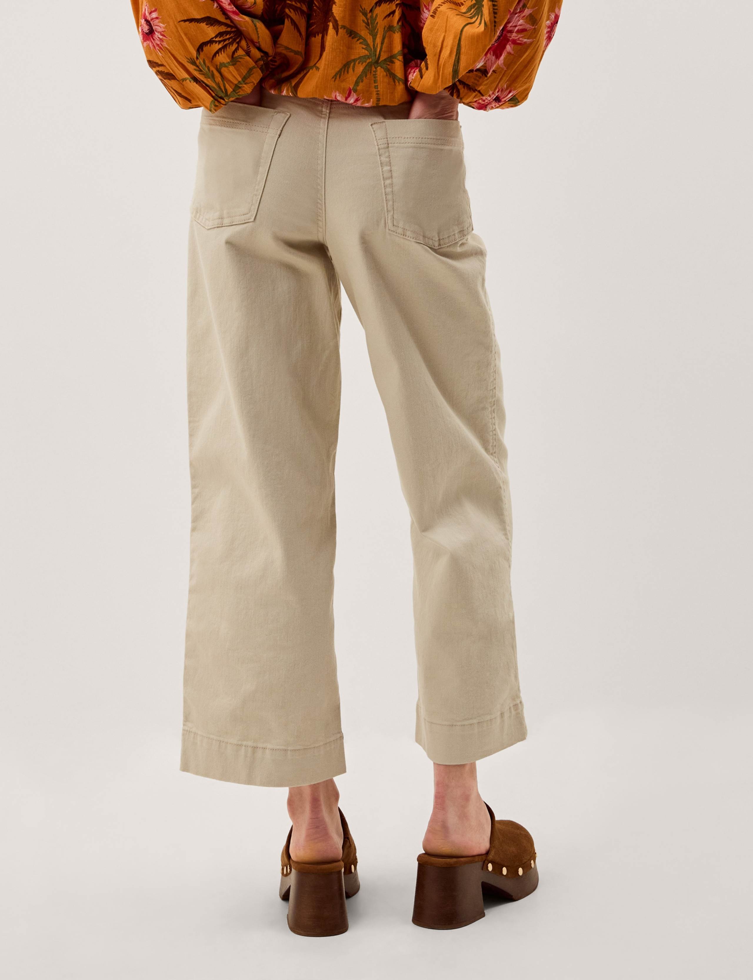 High Waisted Regular Wide Leg Cropped Jeans 5 of 5