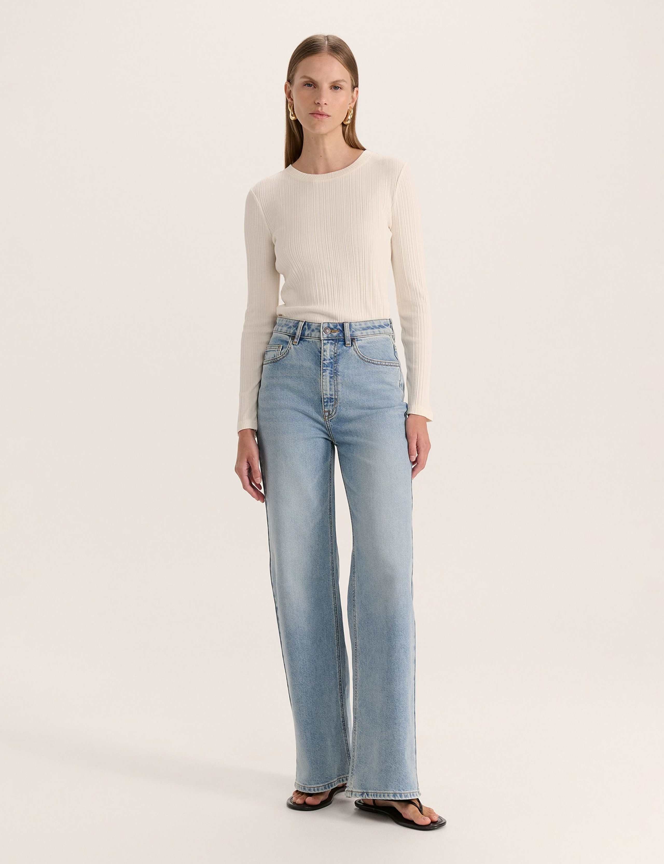 Cotton Modal Blend Textured Top 2 of 5