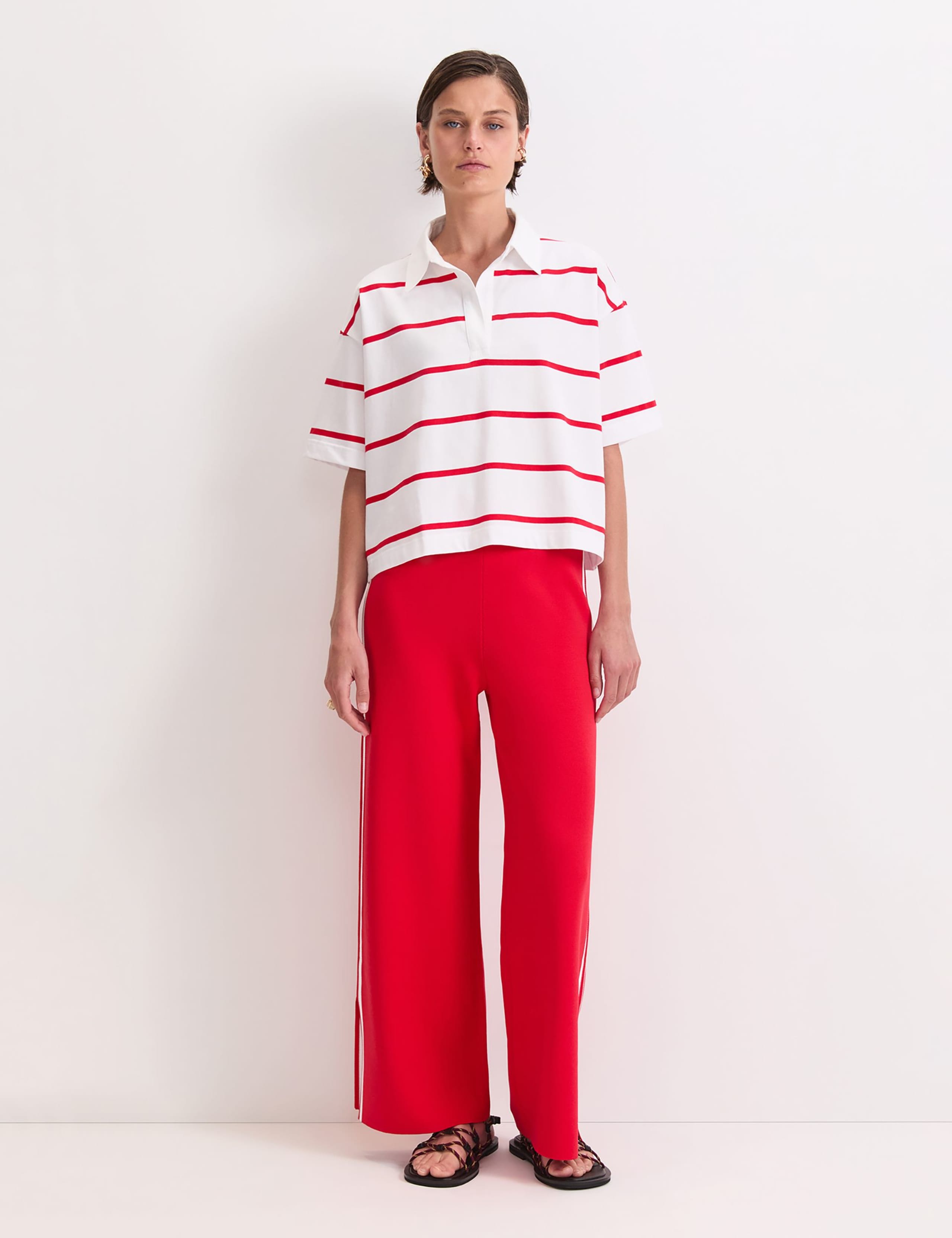 Pure Cotton Striped Rugby T-Shirt 2 of 5