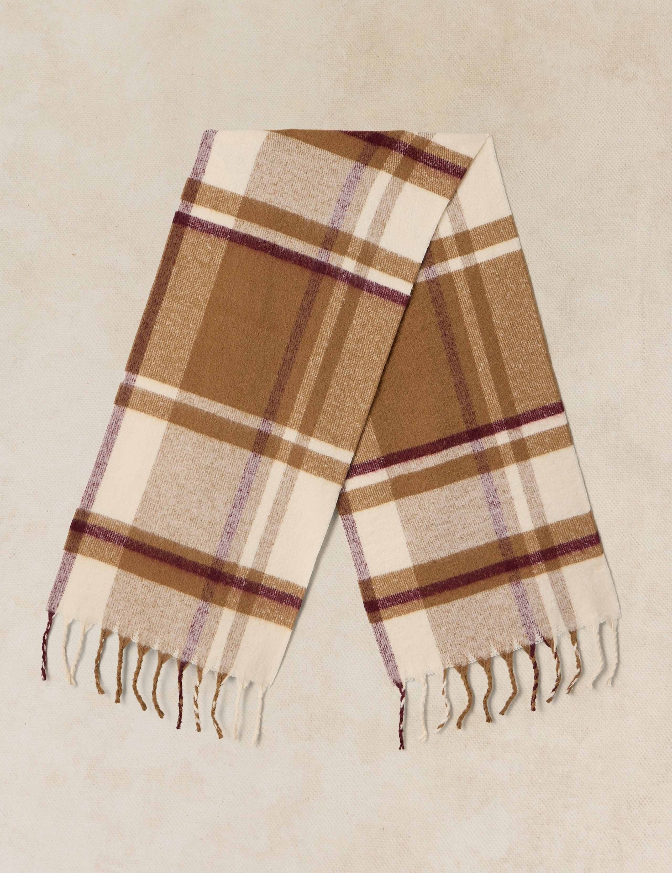 Shelley Brushed Checked Scarf 2 of 3