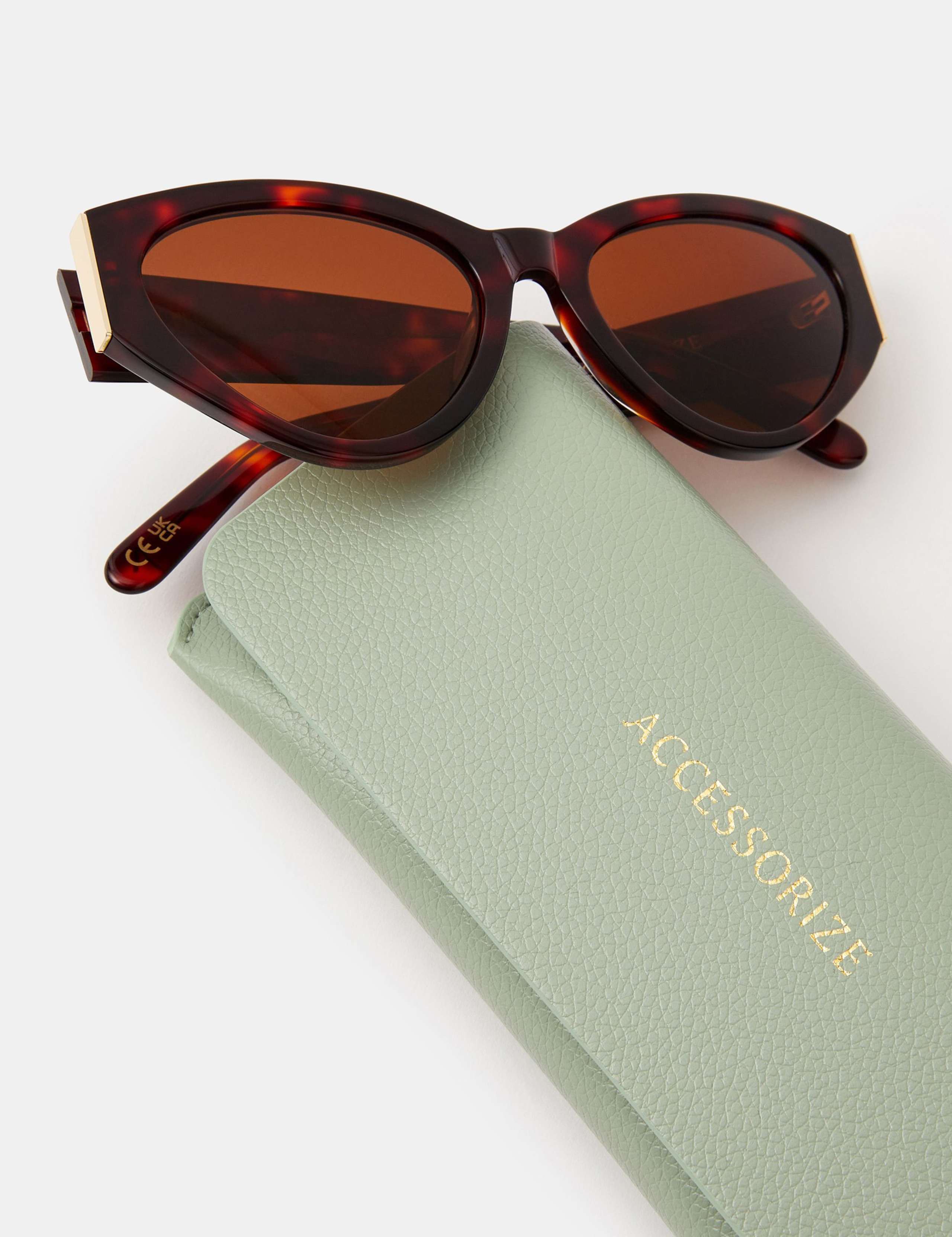 Metal Detail Premium Cat Eye Sunglasses 4 of 4