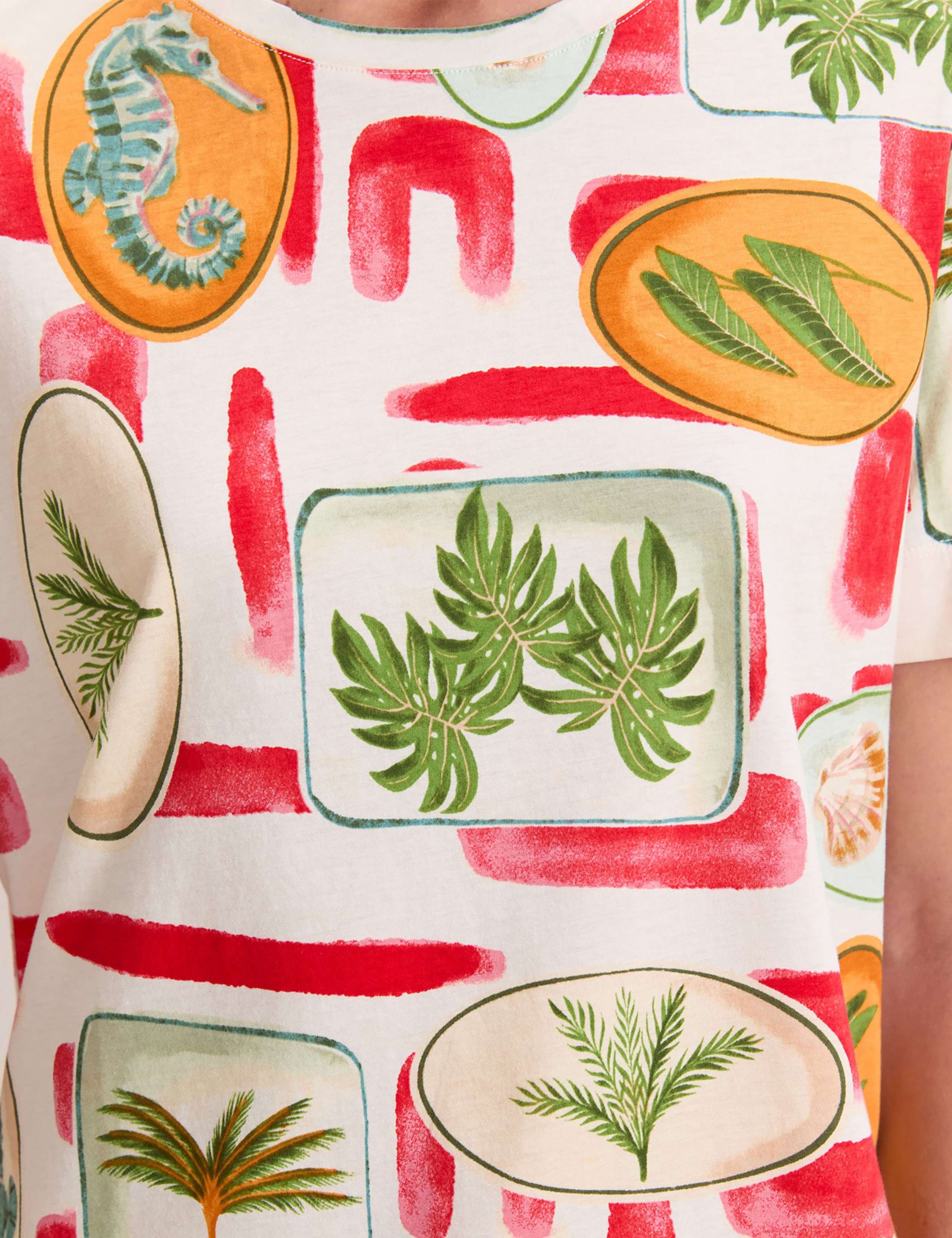 Mercerised Cotton Printed T-Shirt 2 of 6