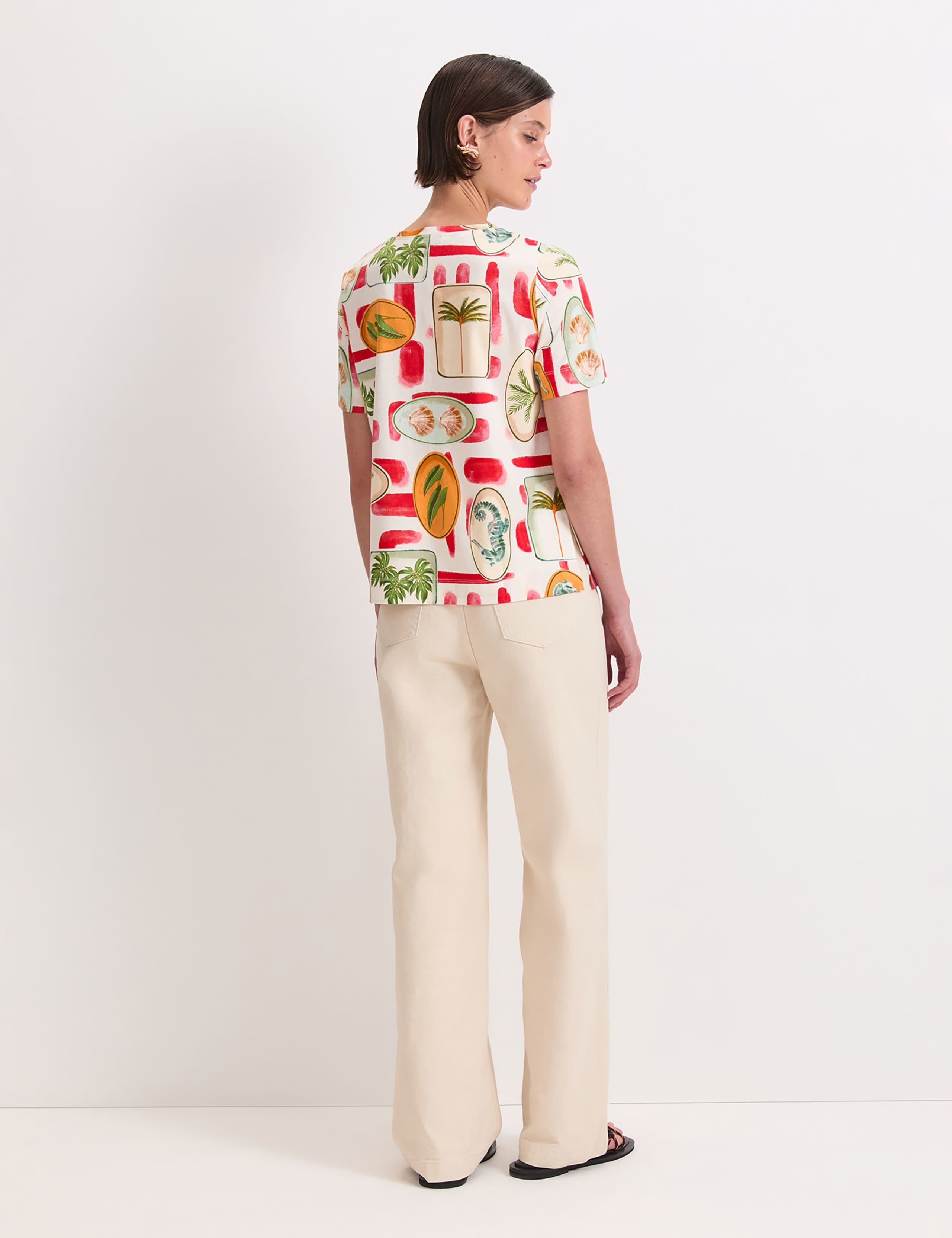 Mercerised Cotton Printed T-Shirt 3 of 6