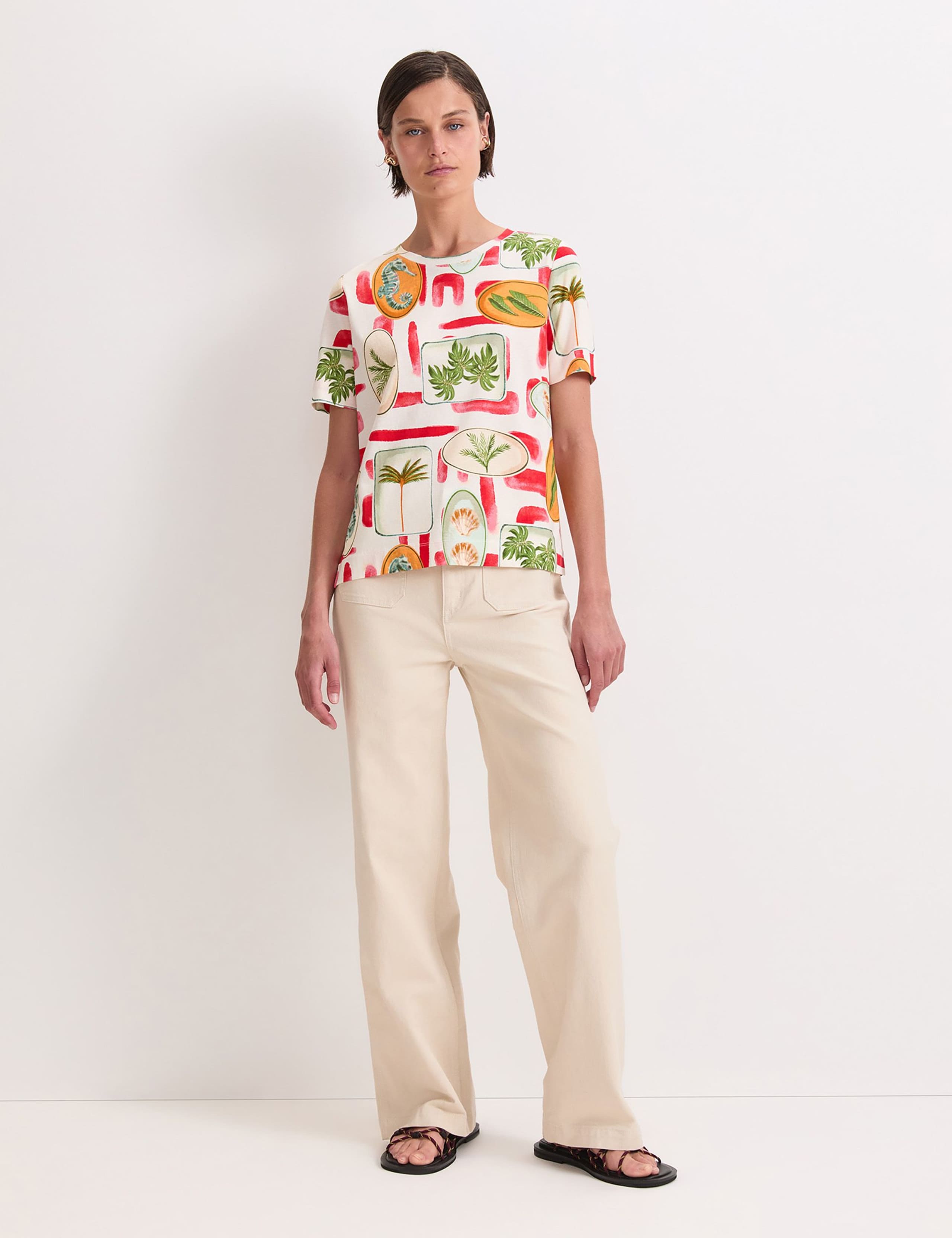 Mercerised Cotton Printed T-Shirt 5 of 6