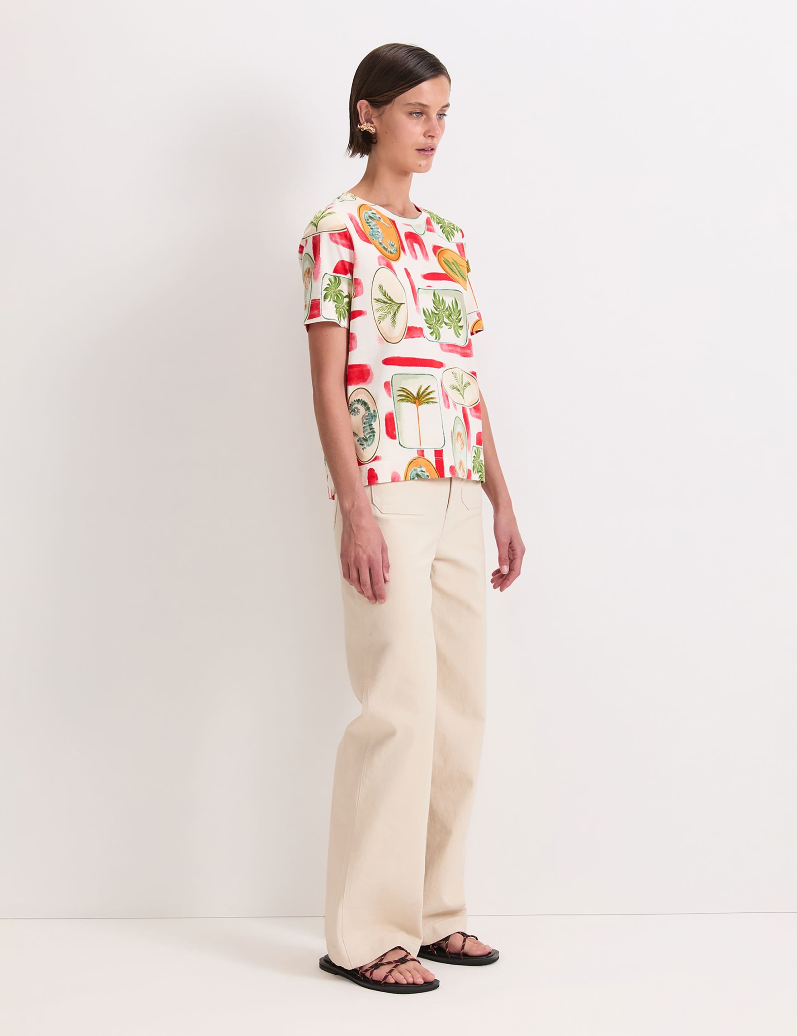 Mercerised Cotton Printed T-Shirt 6 of 6