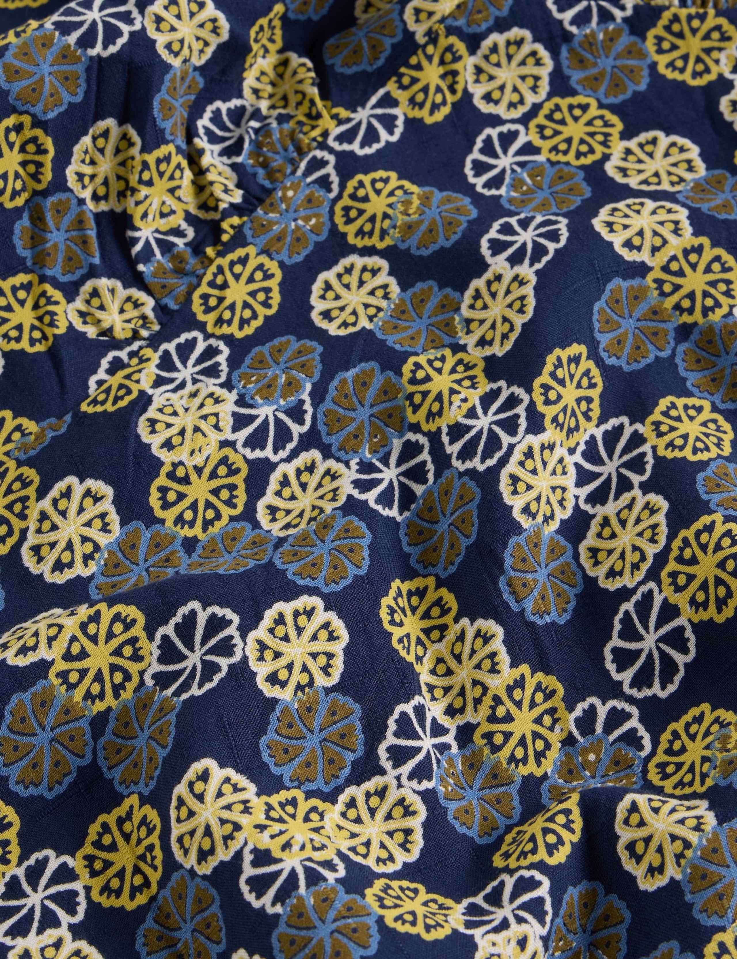 Notch Neck Printed Tea Dress 5 of 6