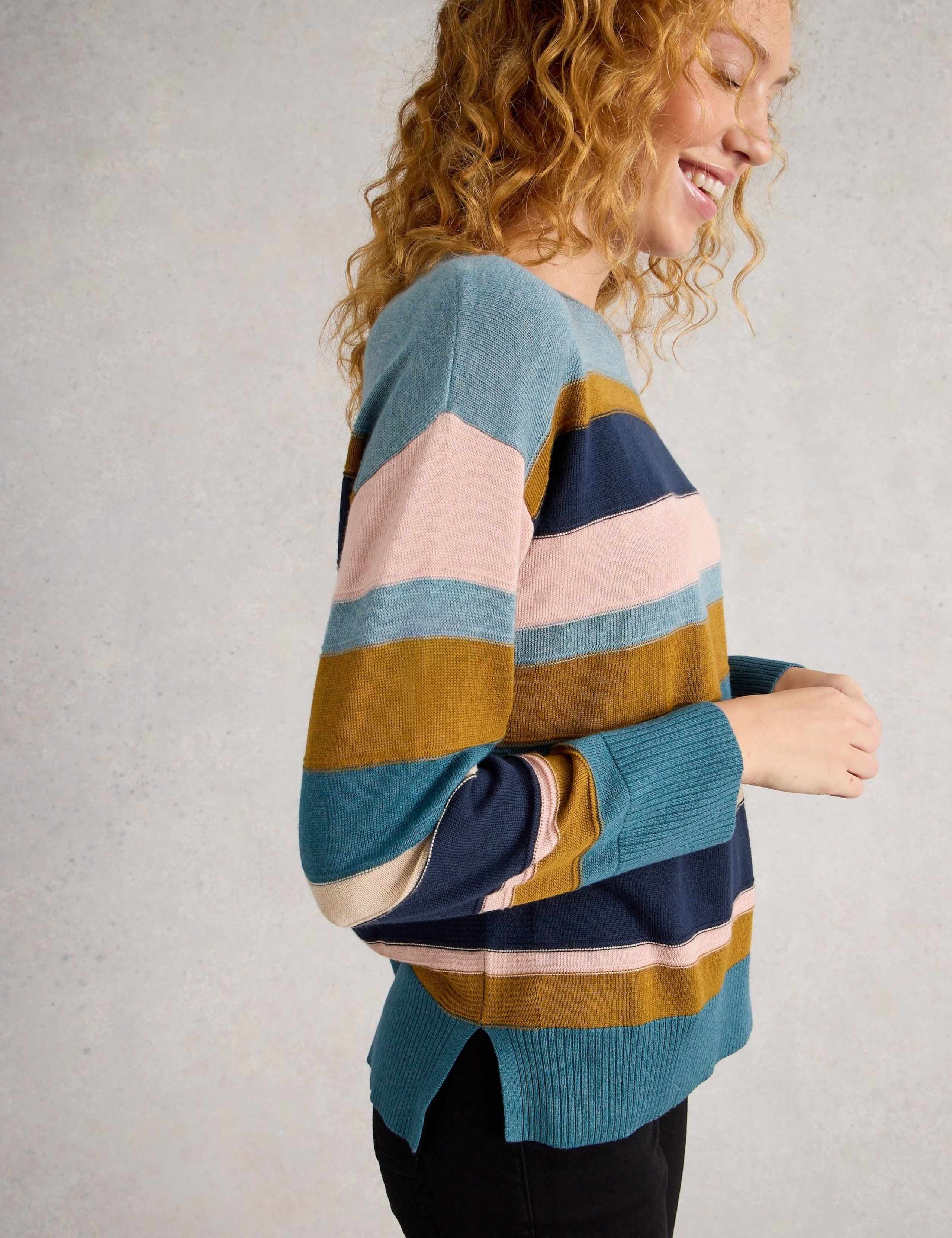 Cotton Rich Striped Jumper 5 of 6