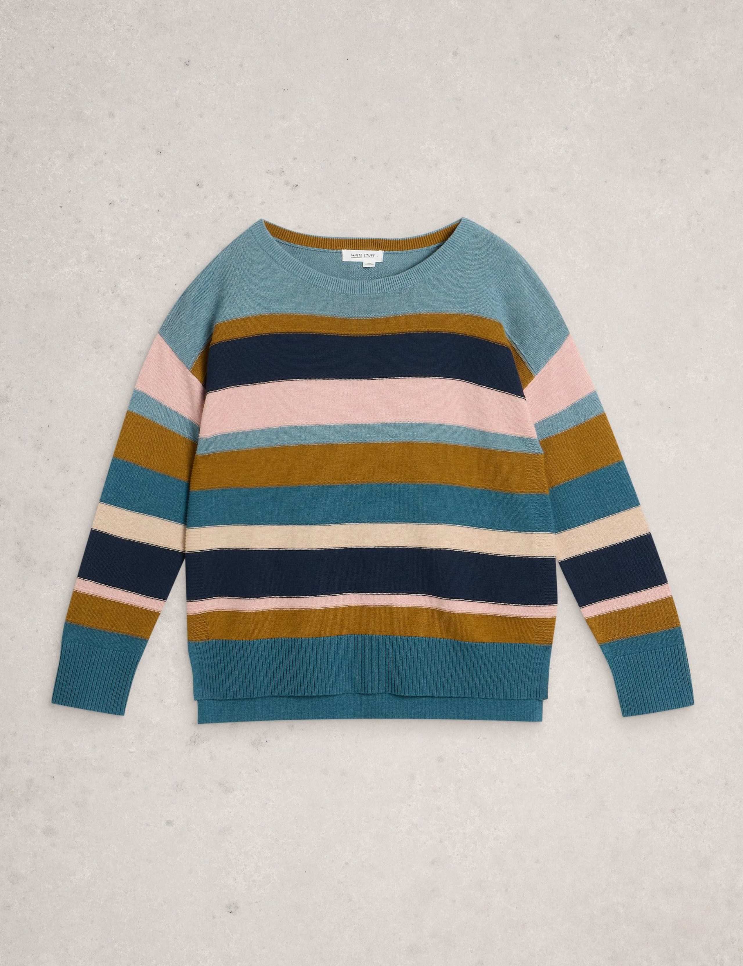 Cotton Rich Striped Jumper 2 of 6