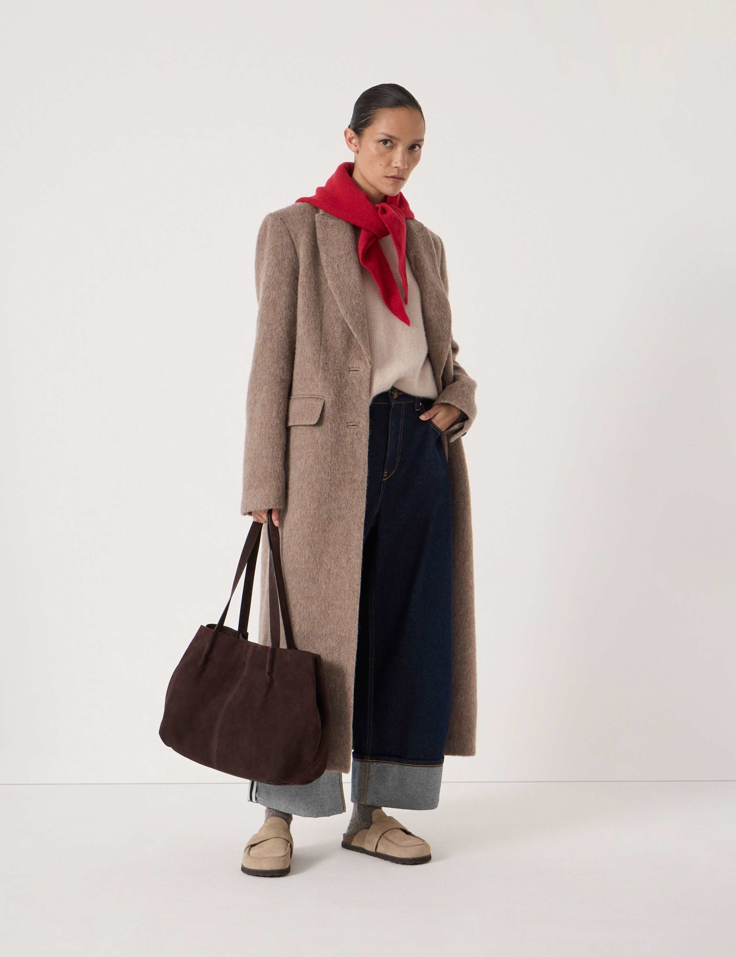 Suede Tote Bag 4 of 6