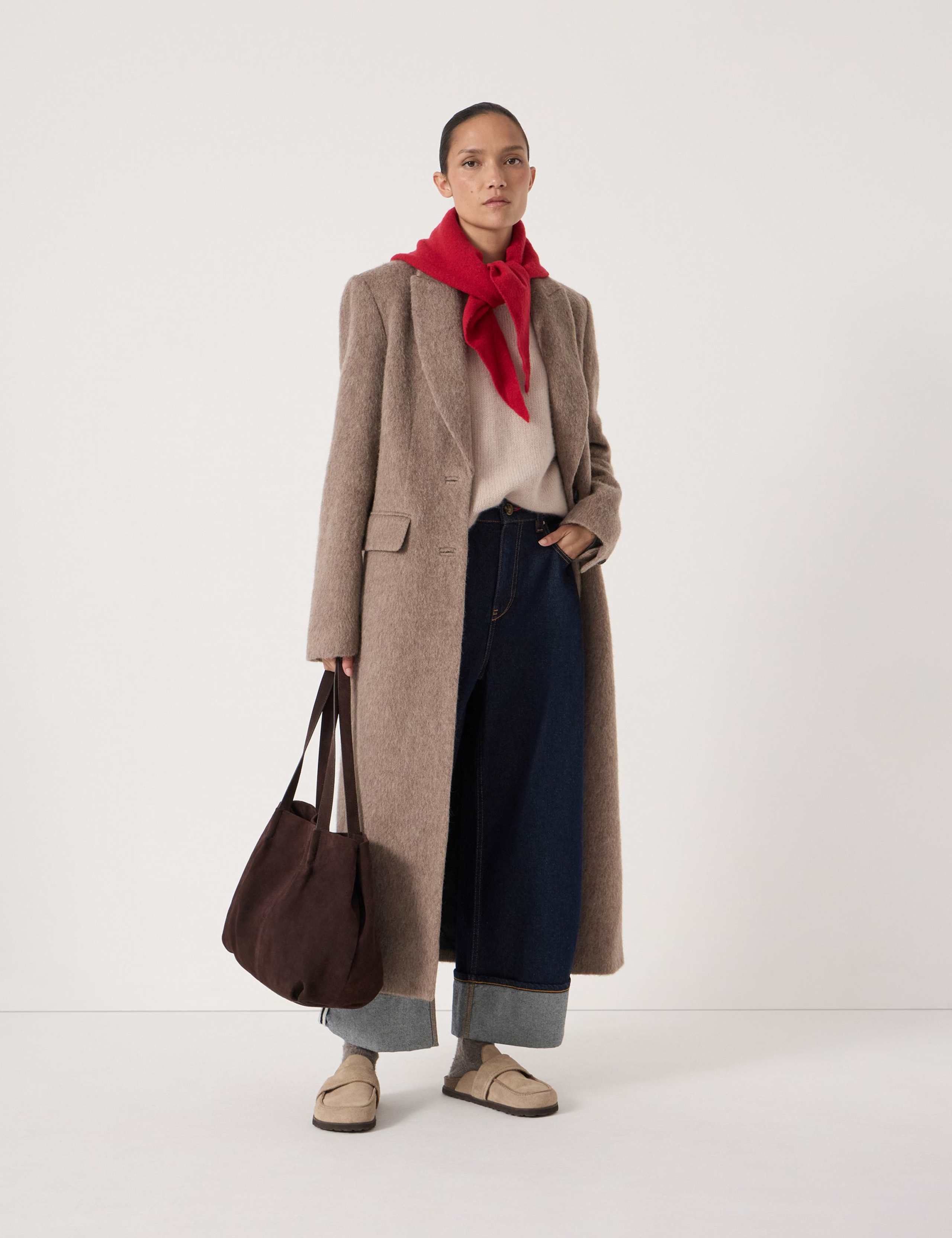 Suede Tote Bag 5 of 6