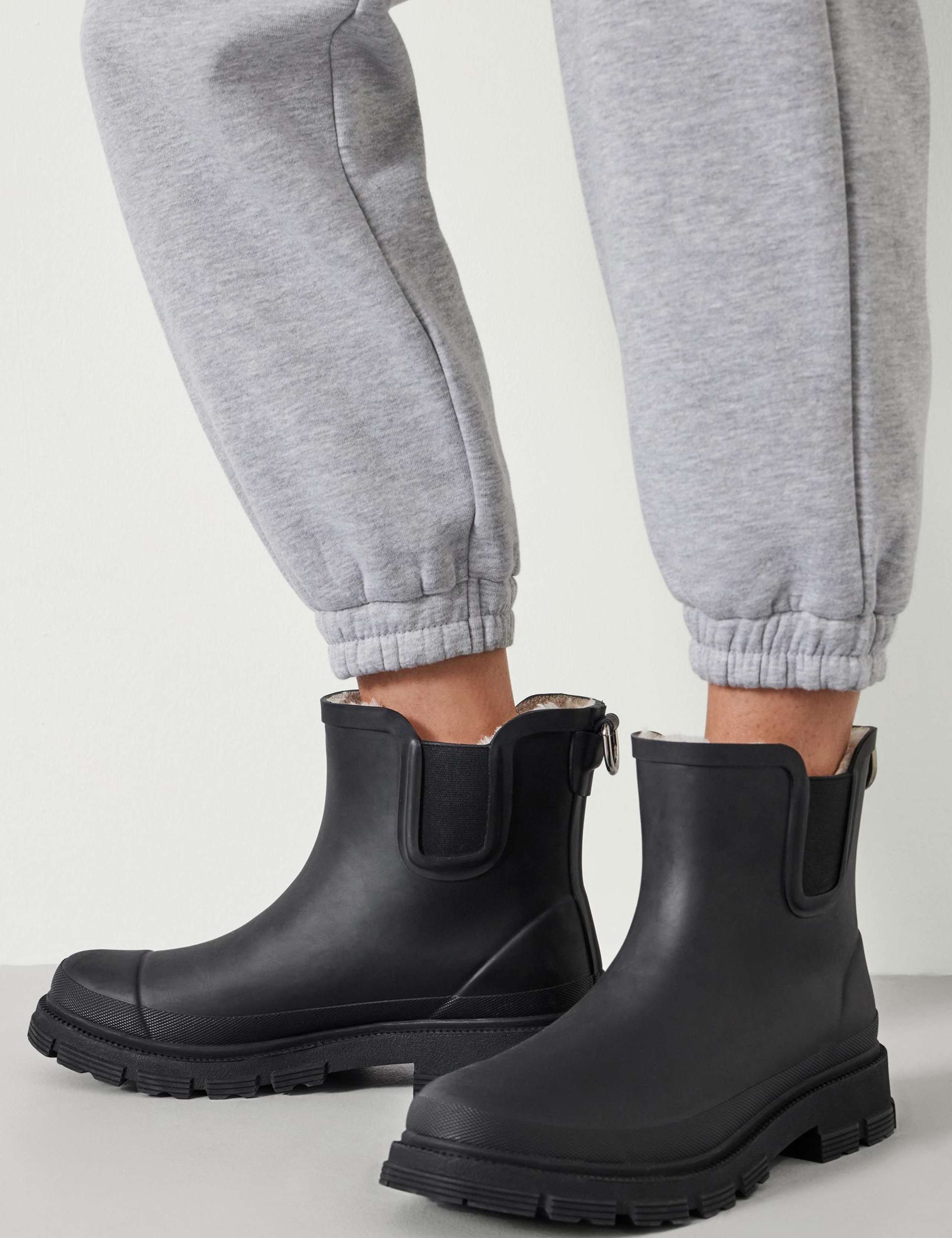 Leather Chelsea Platform Ankle Boots 4 of 5