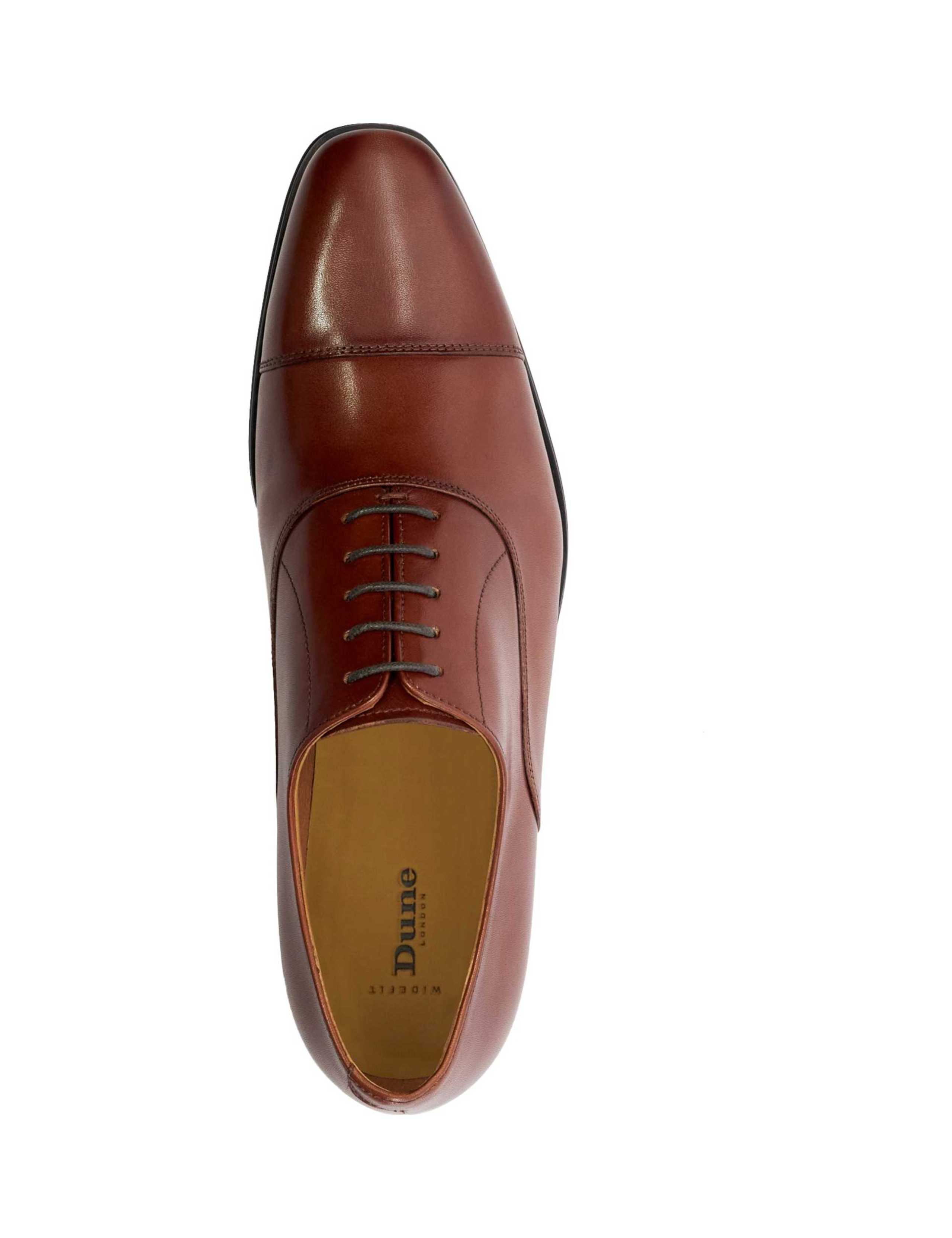 Wide Fit Leather Oxford Shoes 2 of 5