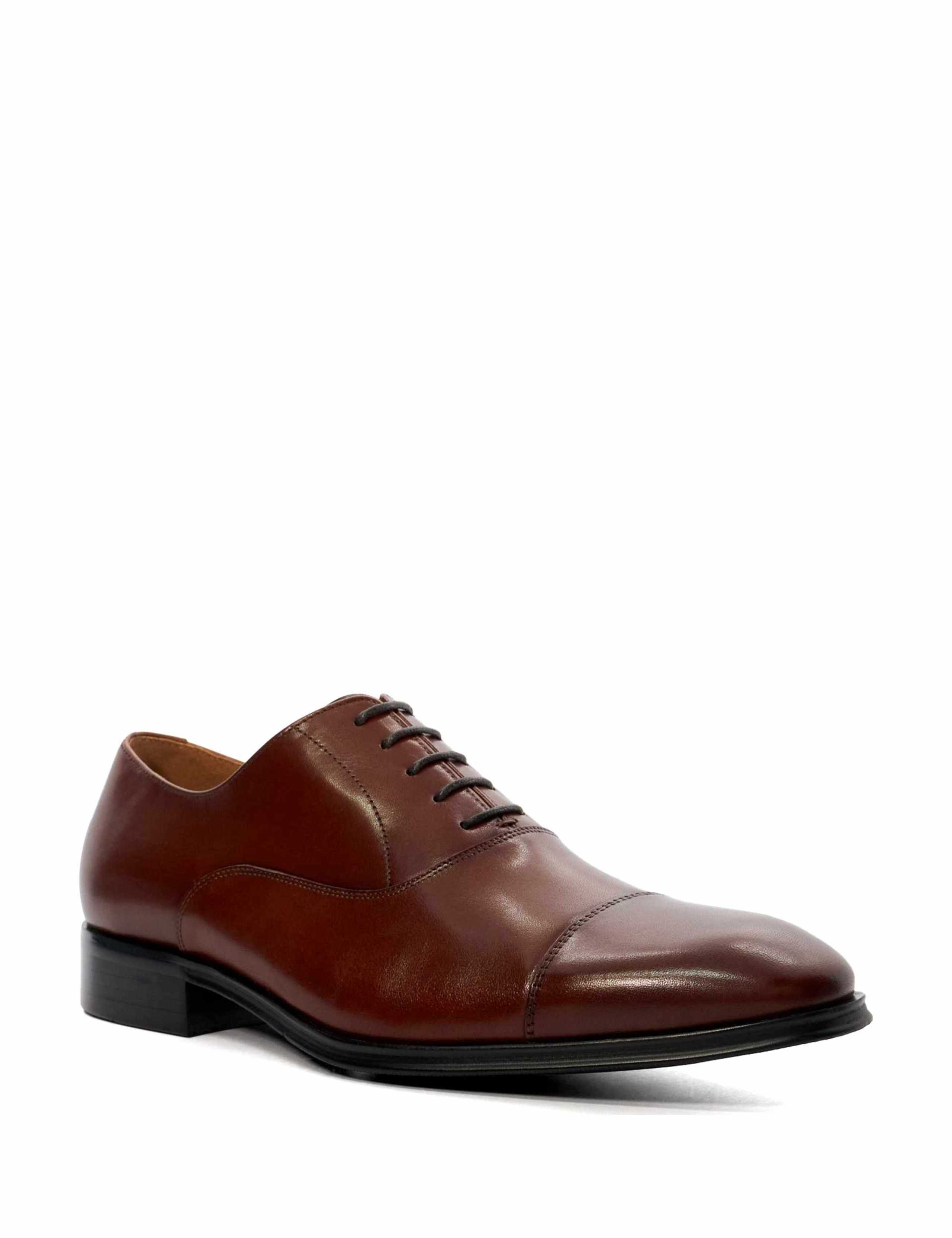 Wide Fit Leather Oxford Shoes 3 of 5
