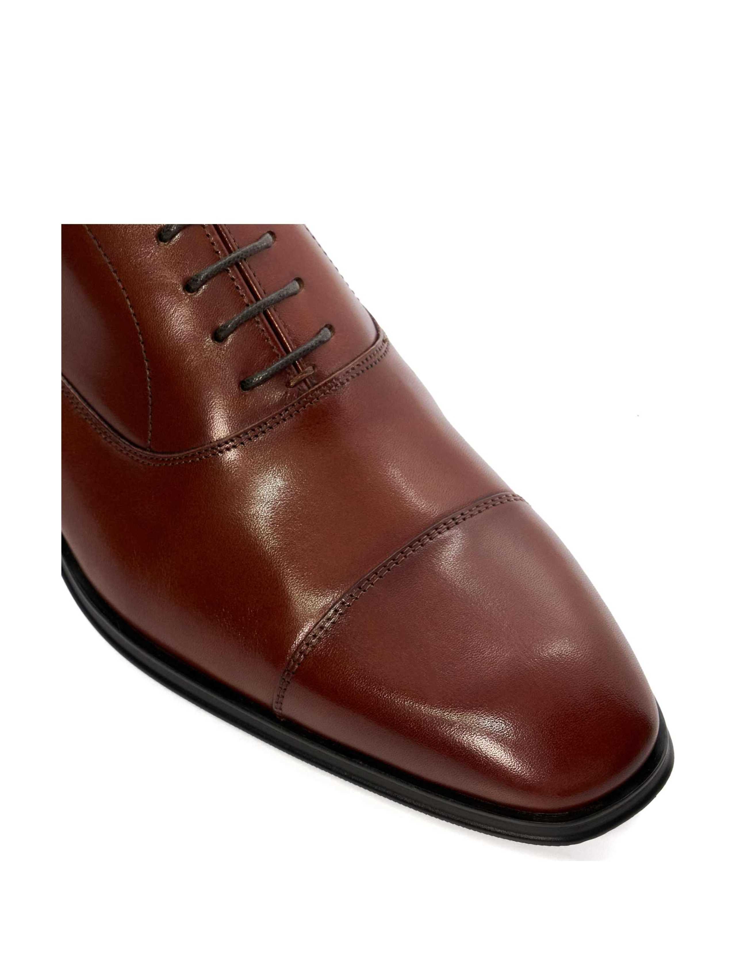 Wide Fit Leather Oxford Shoes 4 of 5