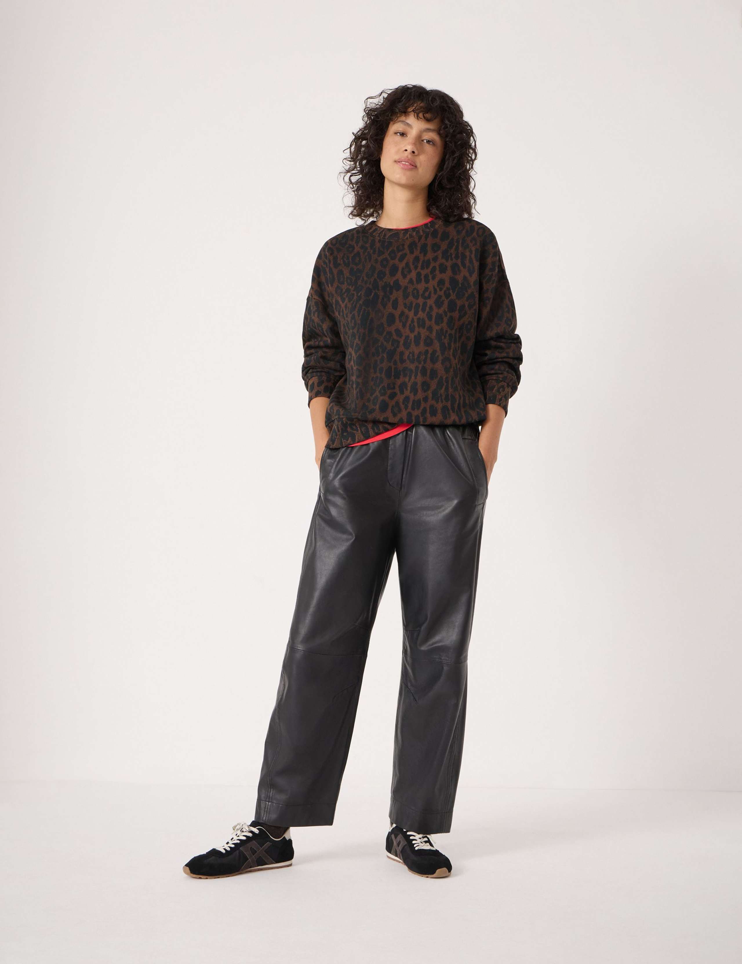 Pure Cotton Animal Print Sweatshirt 3 of 5