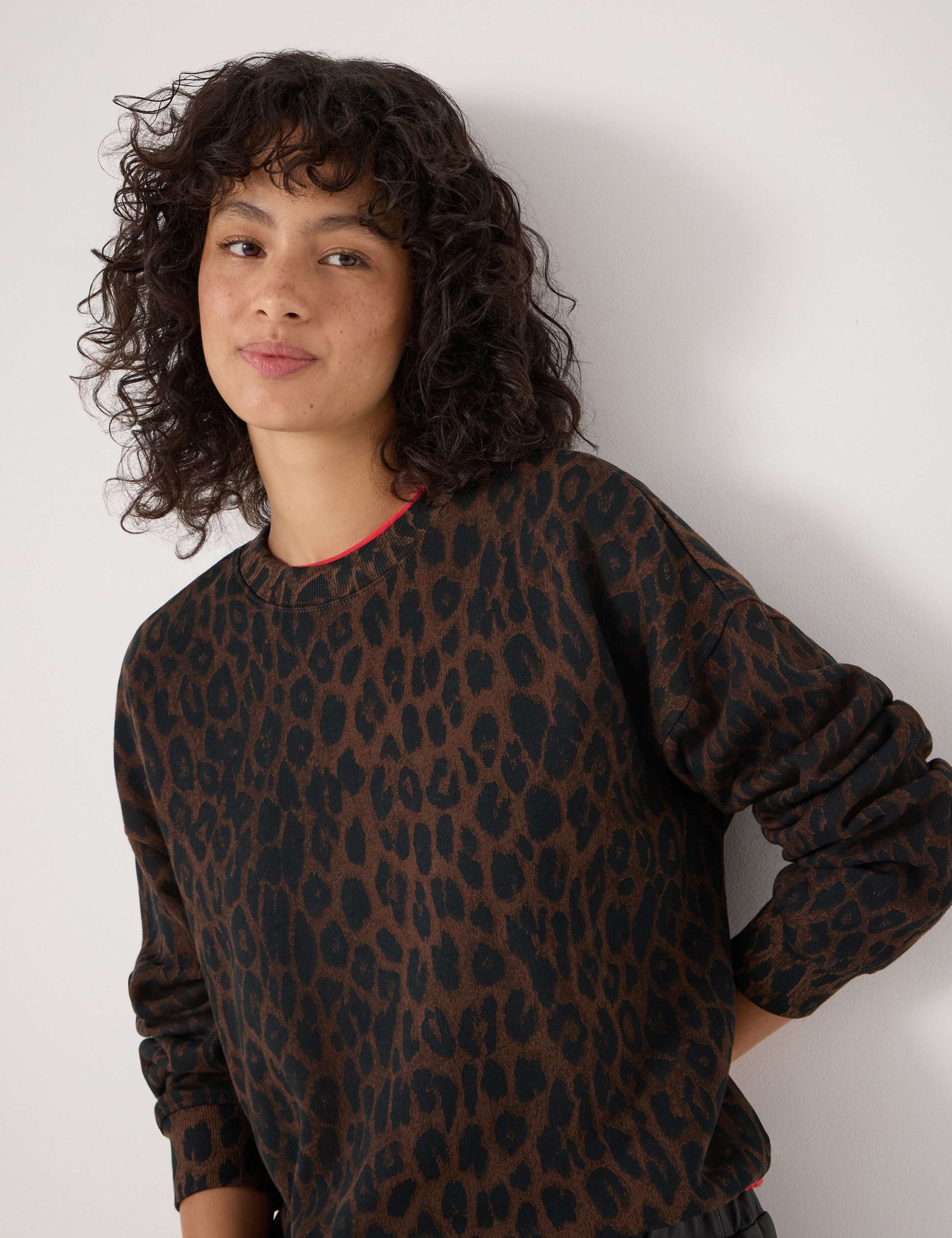 Pure Cotton Animal Print Sweatshirt 5 of 5