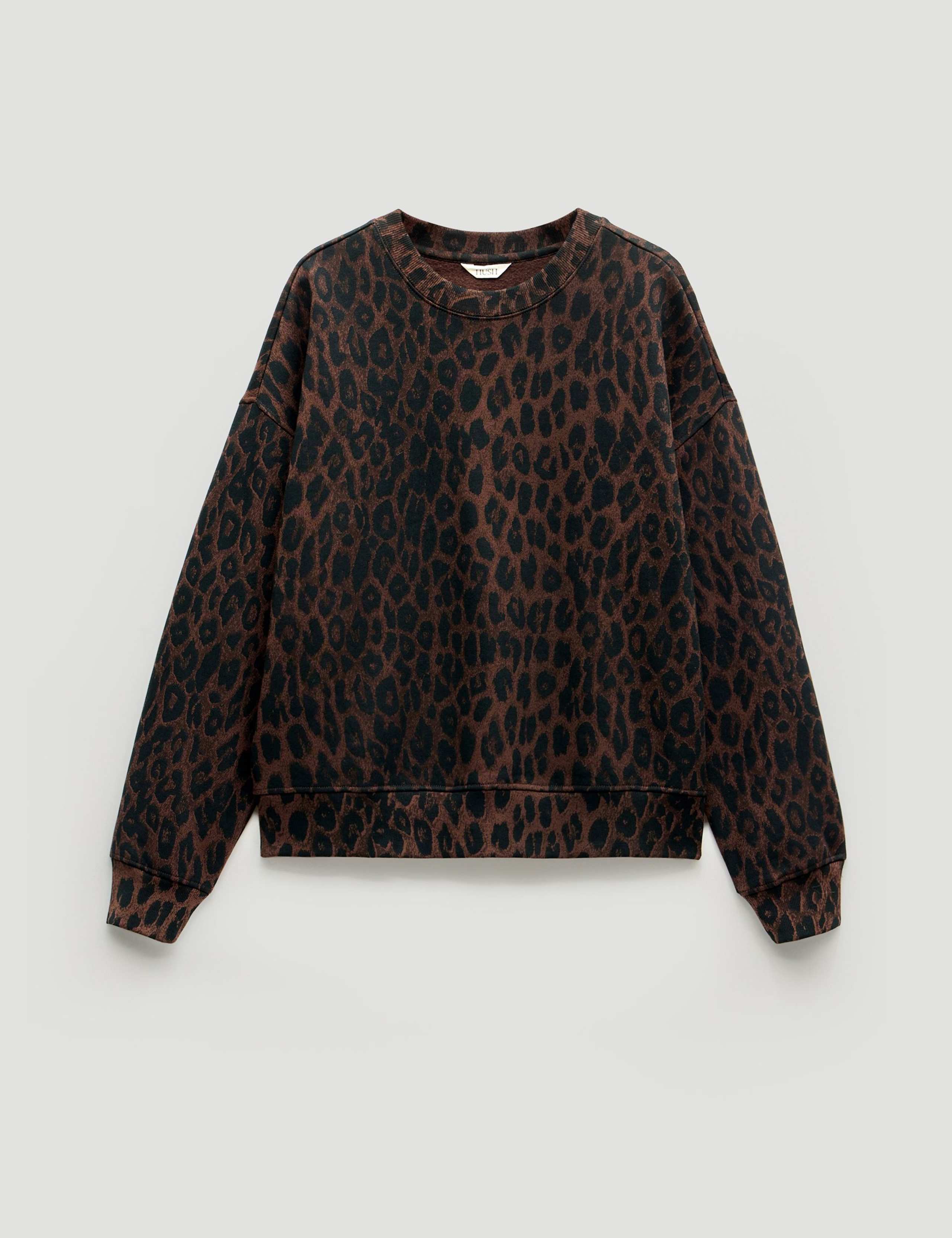 Pure Cotton Animal Print Sweatshirt 2 of 5