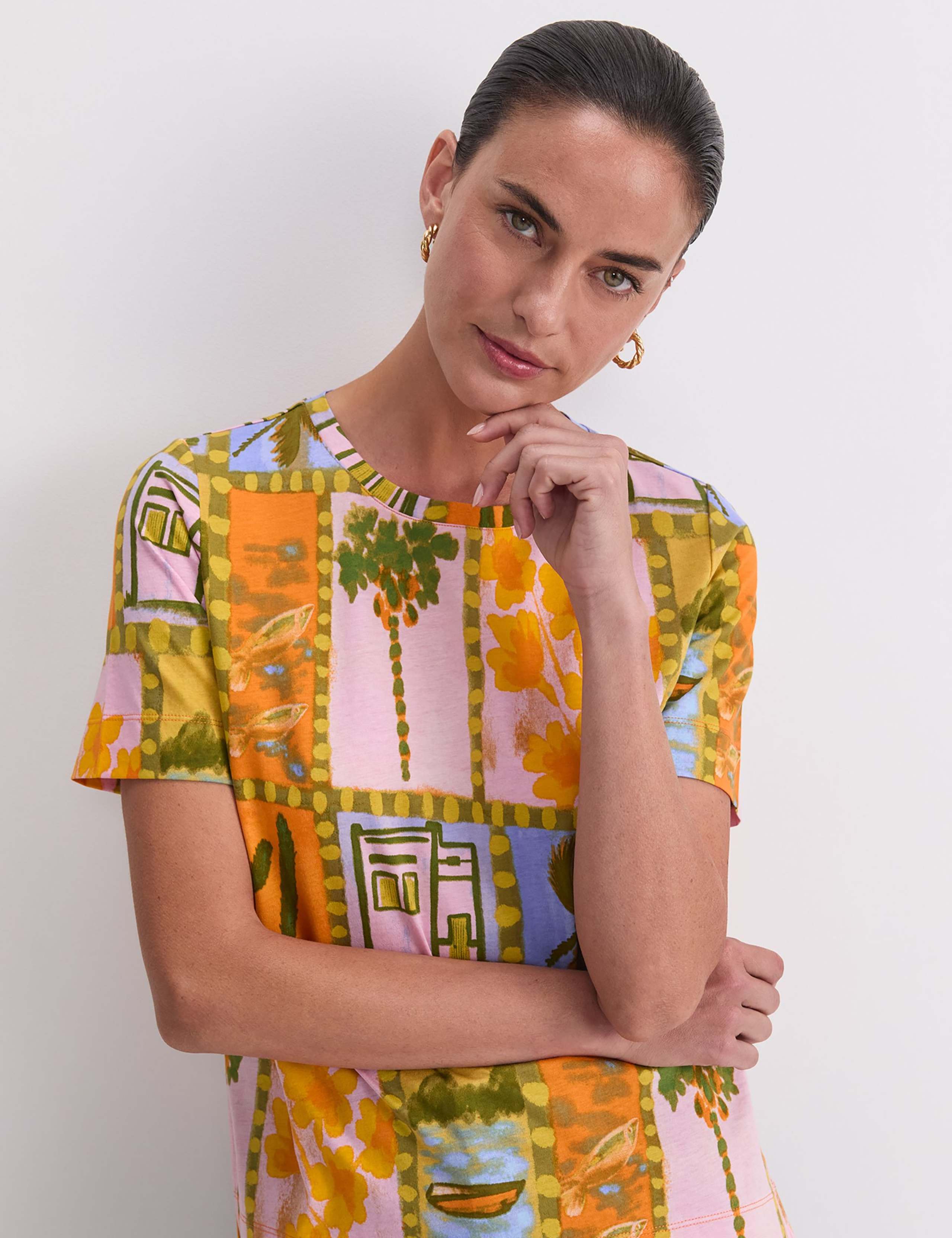 Pure Cotton Printed T-Shirt 4 of 7