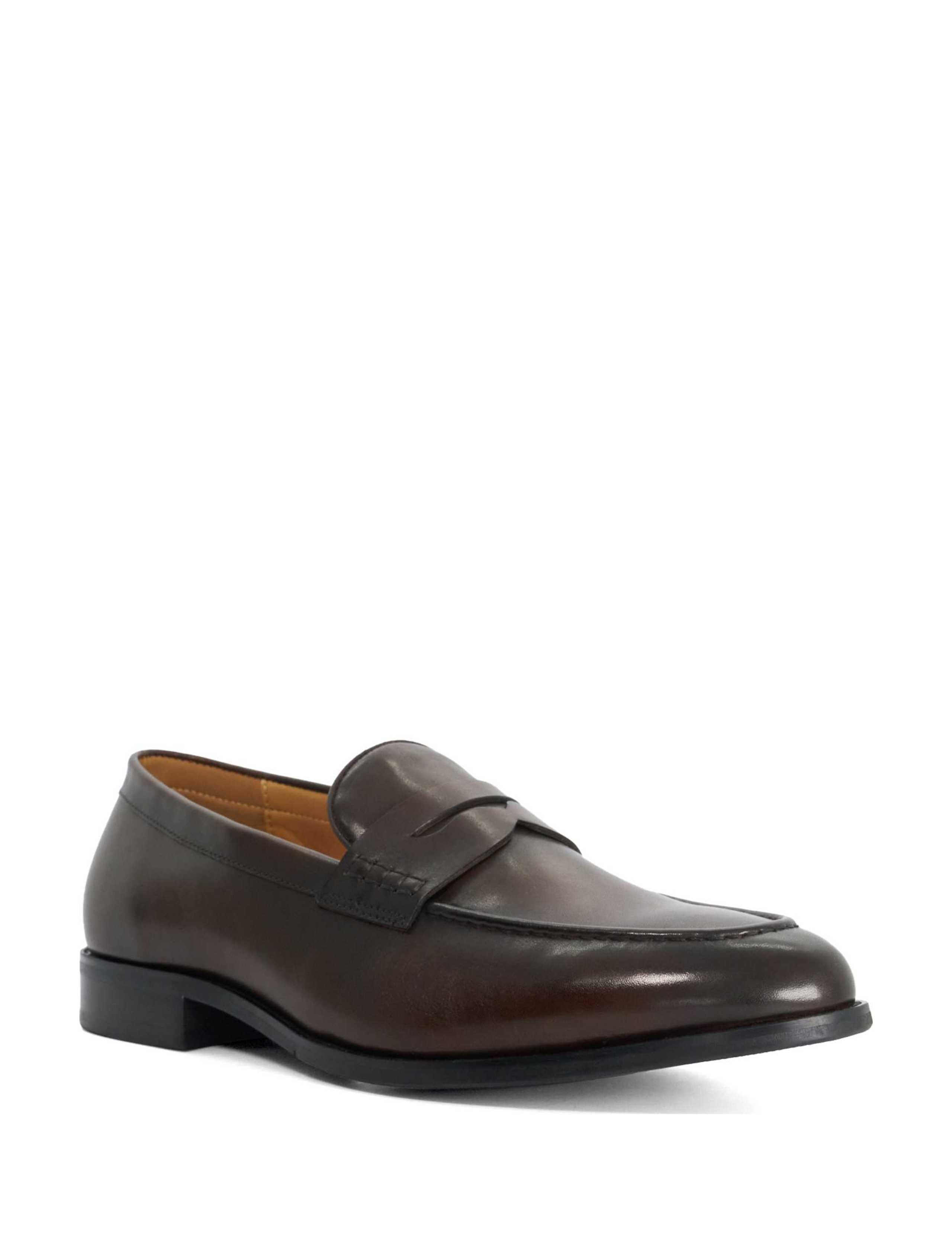 Wide Fit Leather Loafers 3 of 5